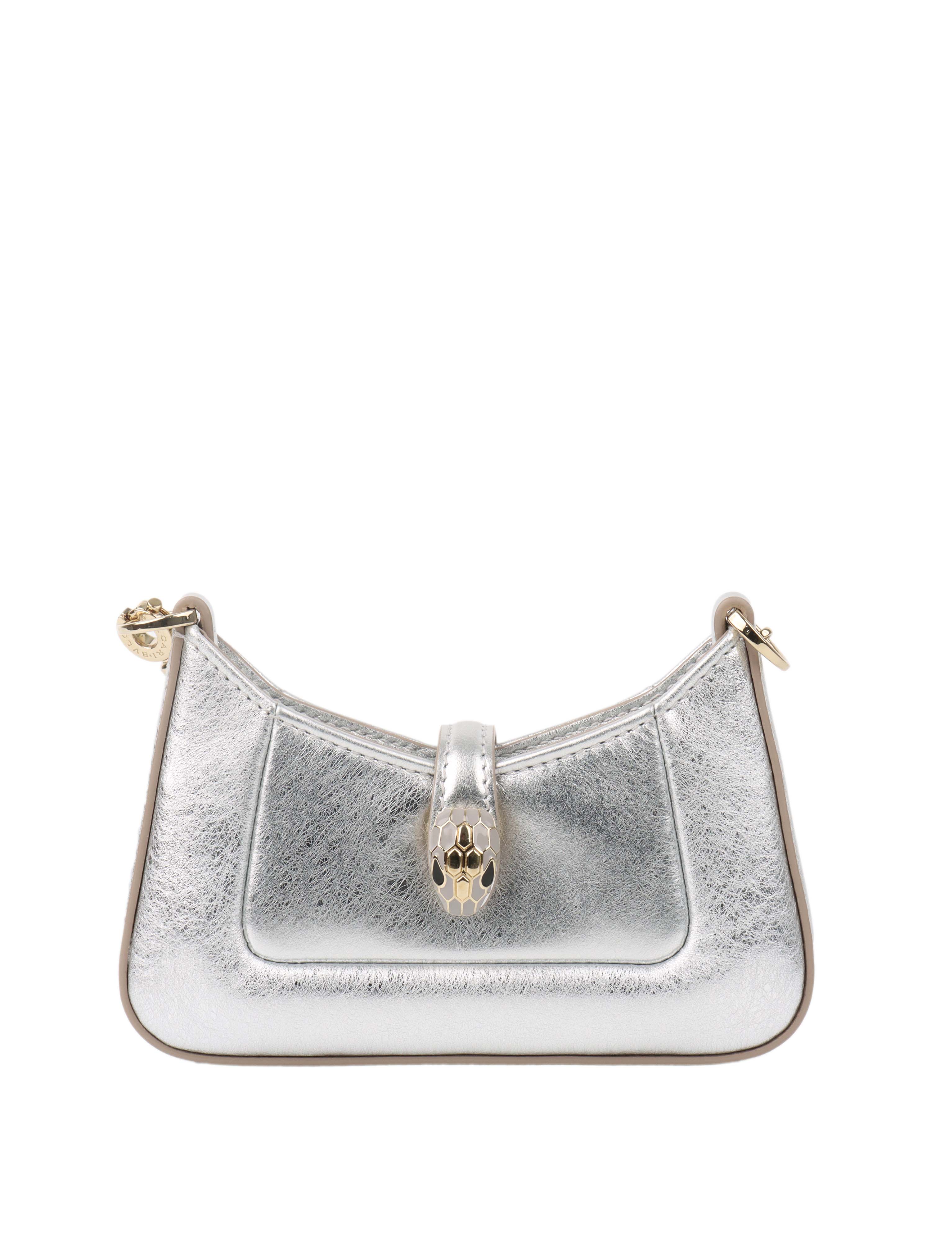 Bvlgari Metallic Silver mini Serpenti Shoulder – Votre Luxe