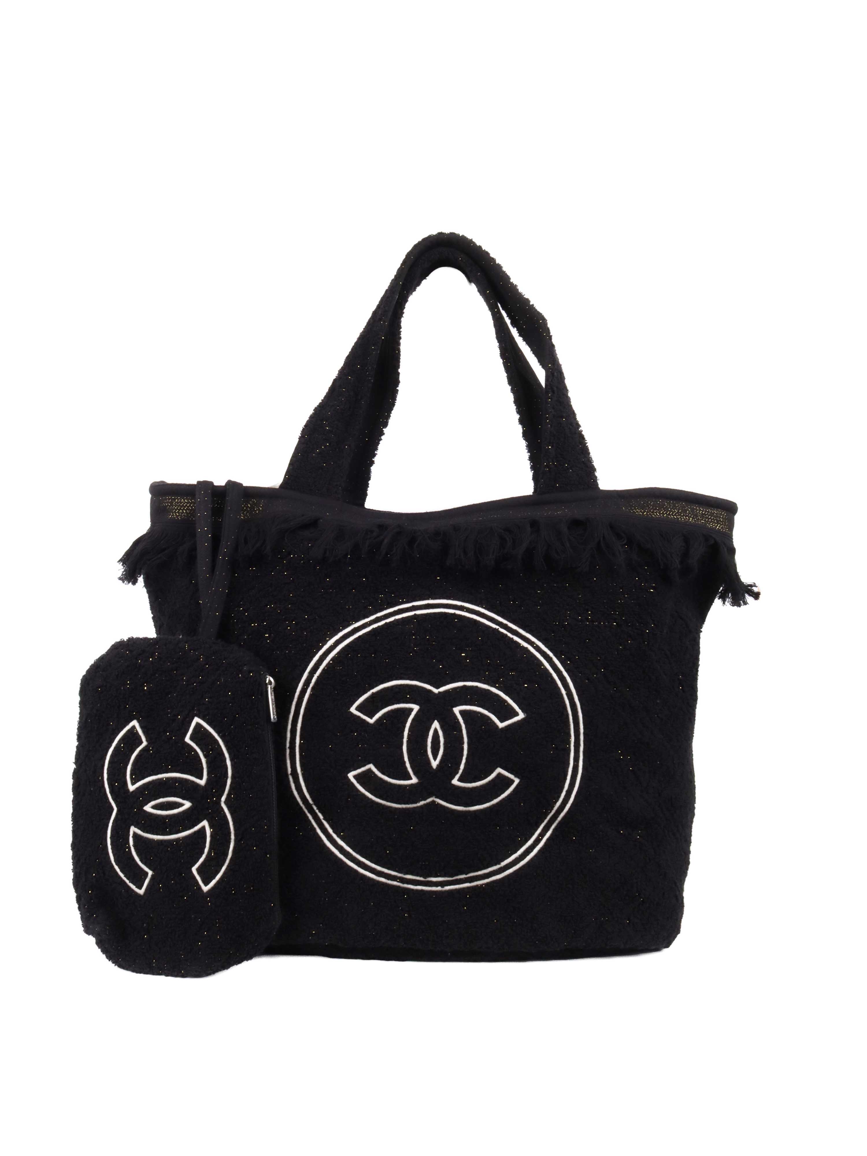 Chanel Terry Cloth Tote Bag Chanel Terry Cloth Beach Bag