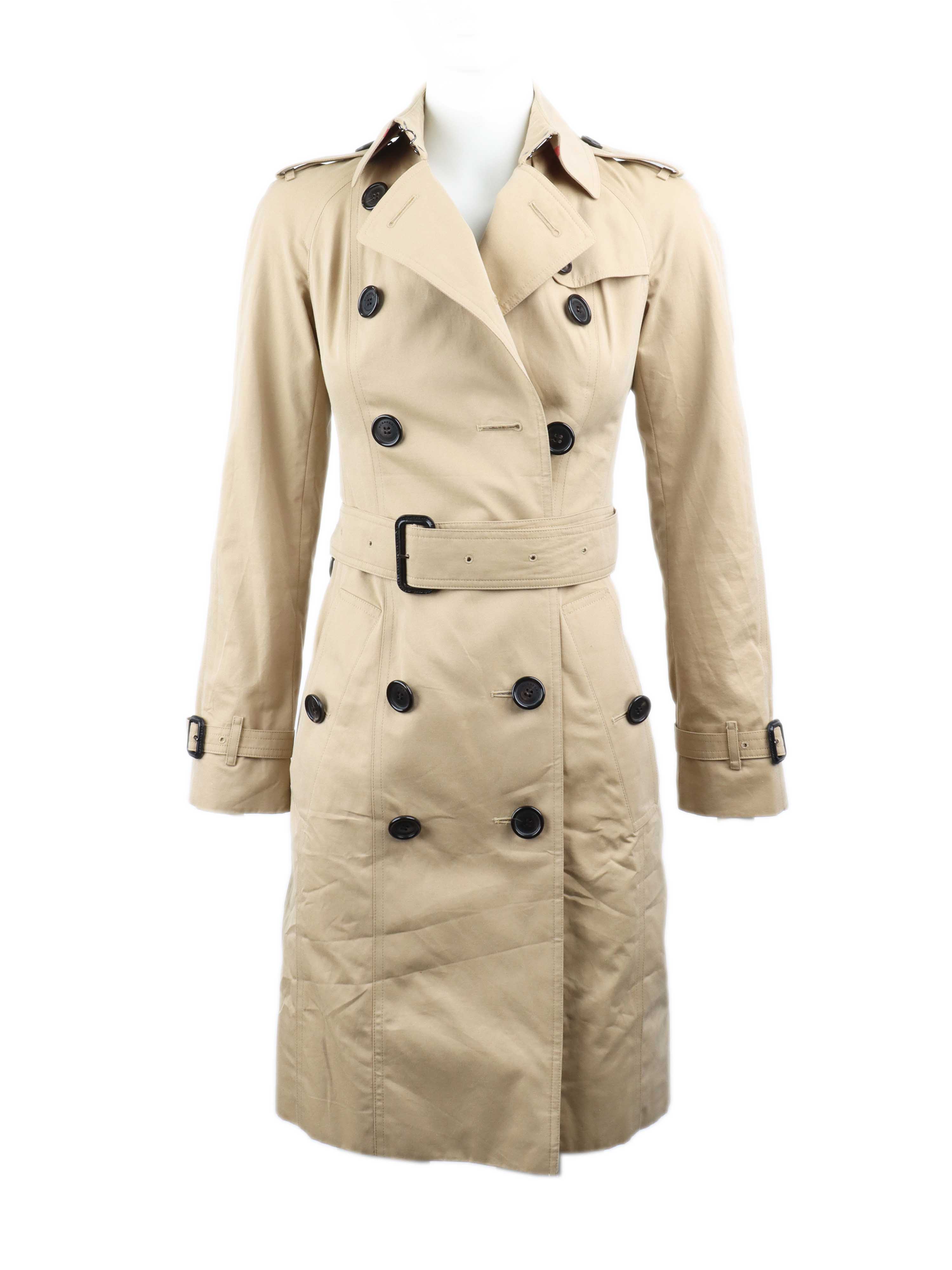 Burberry Beige Mid-Length Chelsea Trench – Votre Luxe