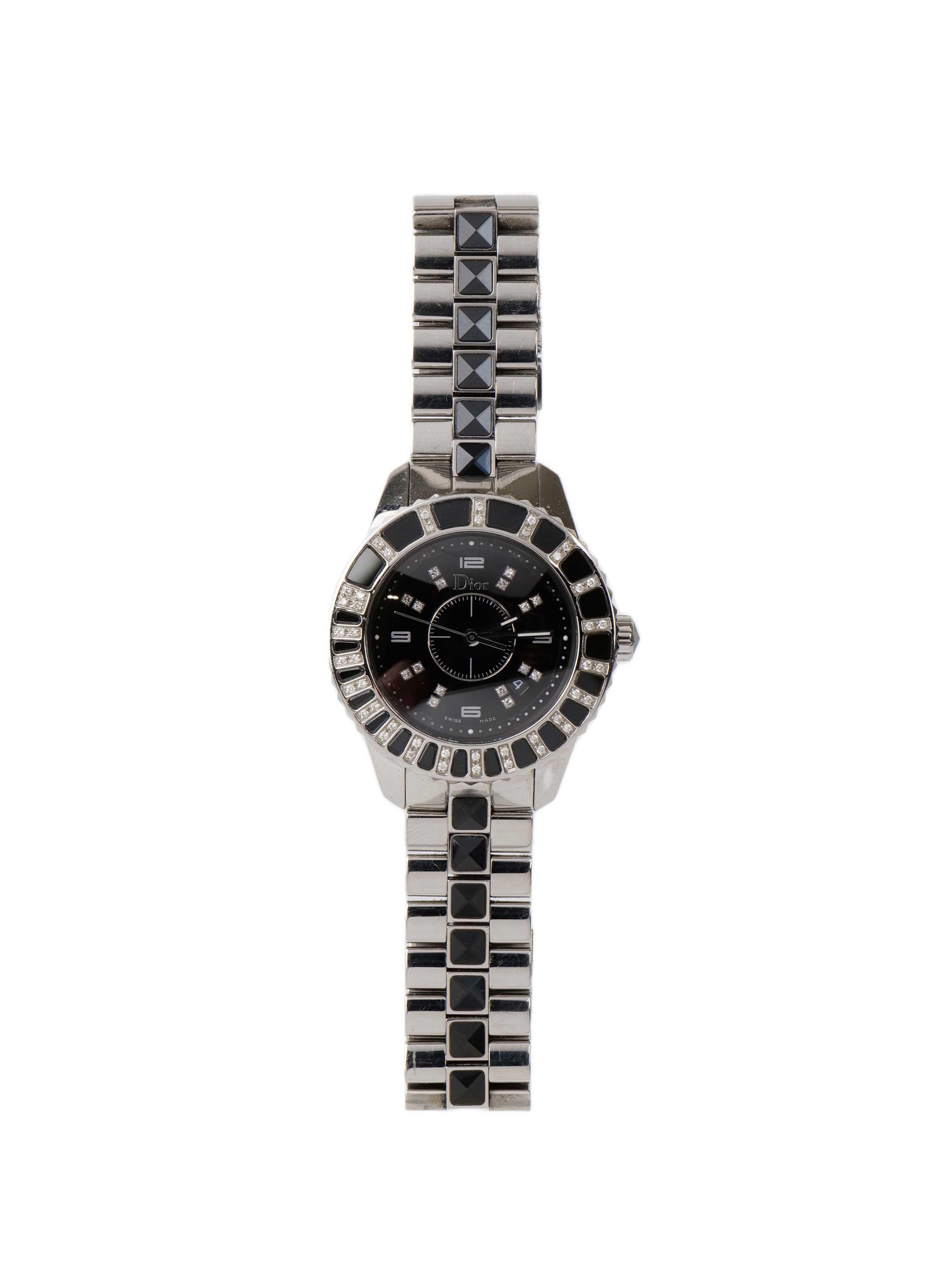 Dior stainless best sale steel watch