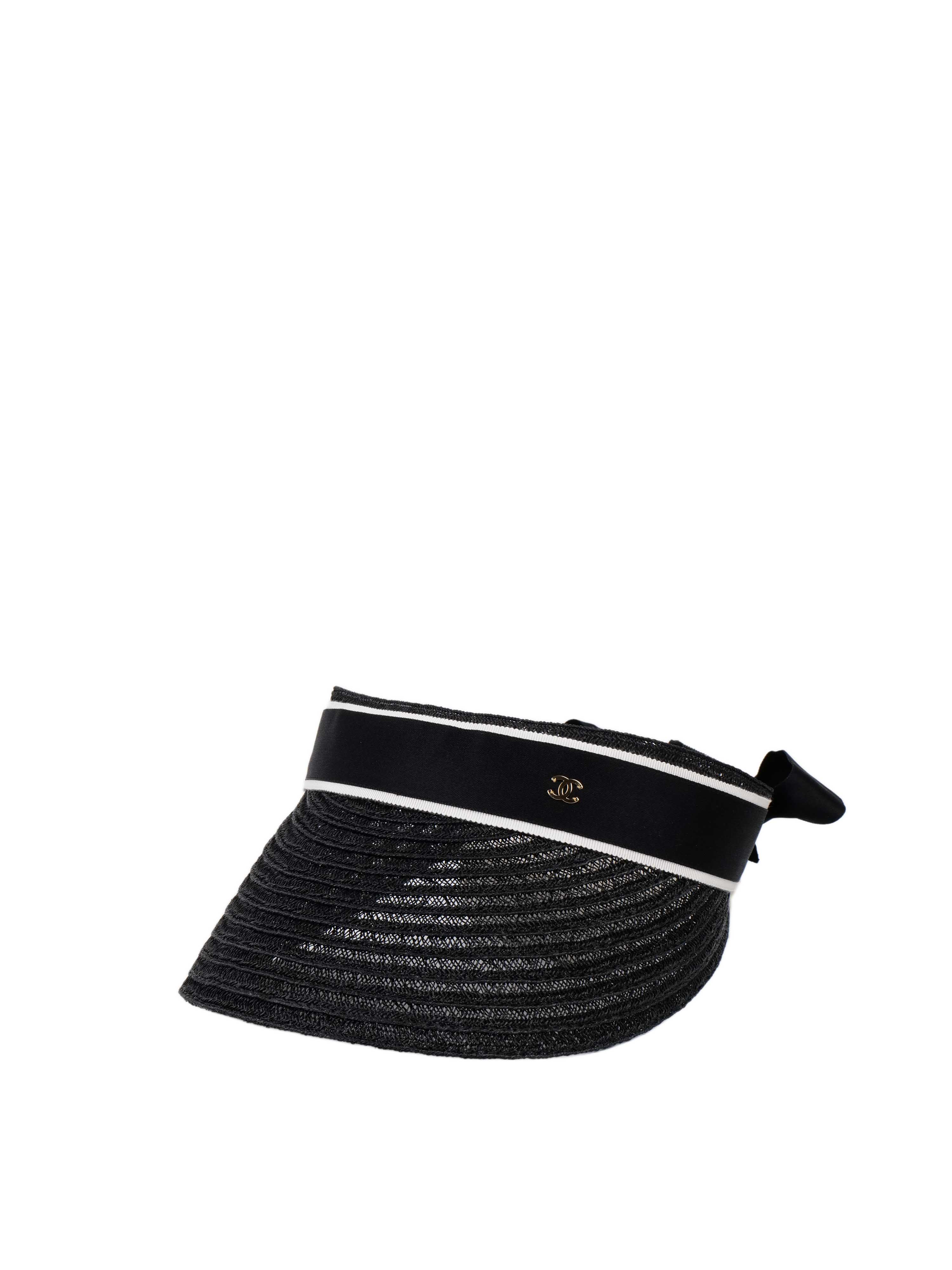 Chanel Black Sun Visor Hat – Votre Luxe