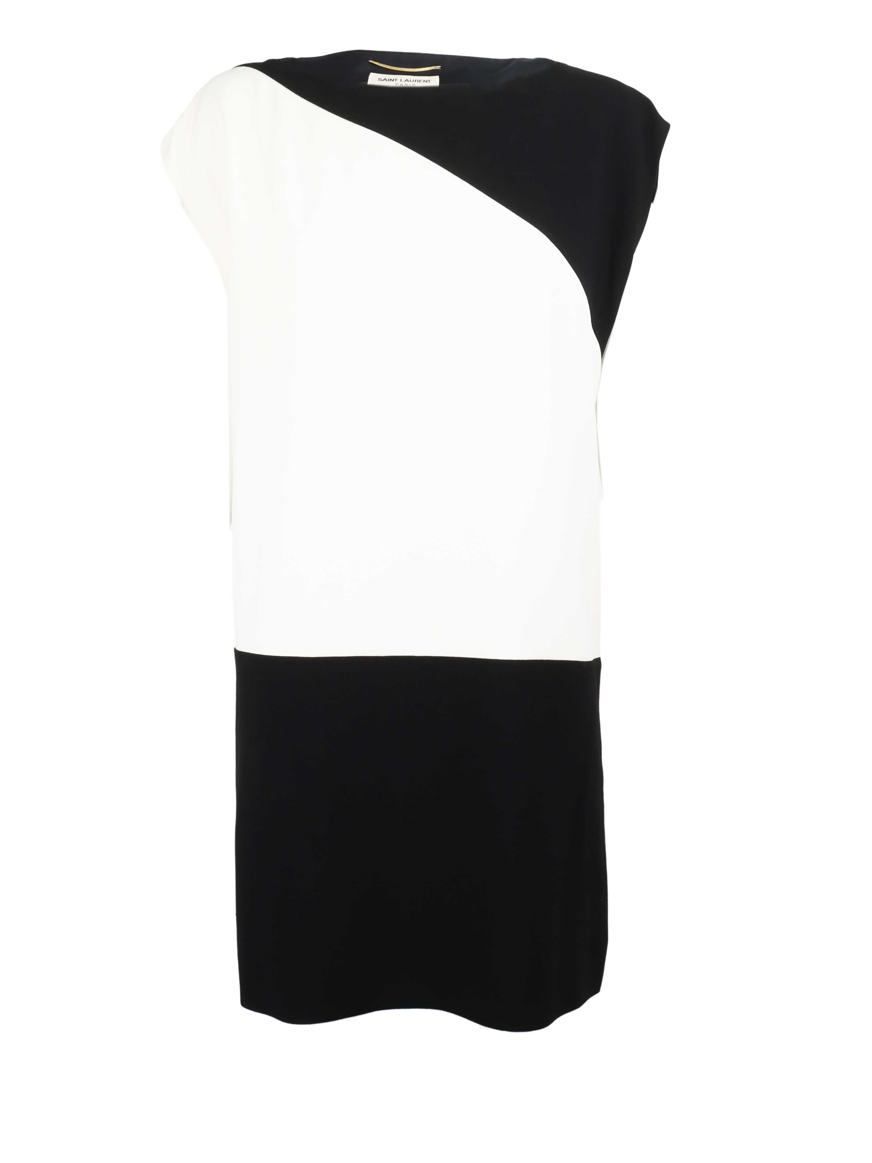 Saint Laurent Black White Shift – Votre Luxe - Main Image