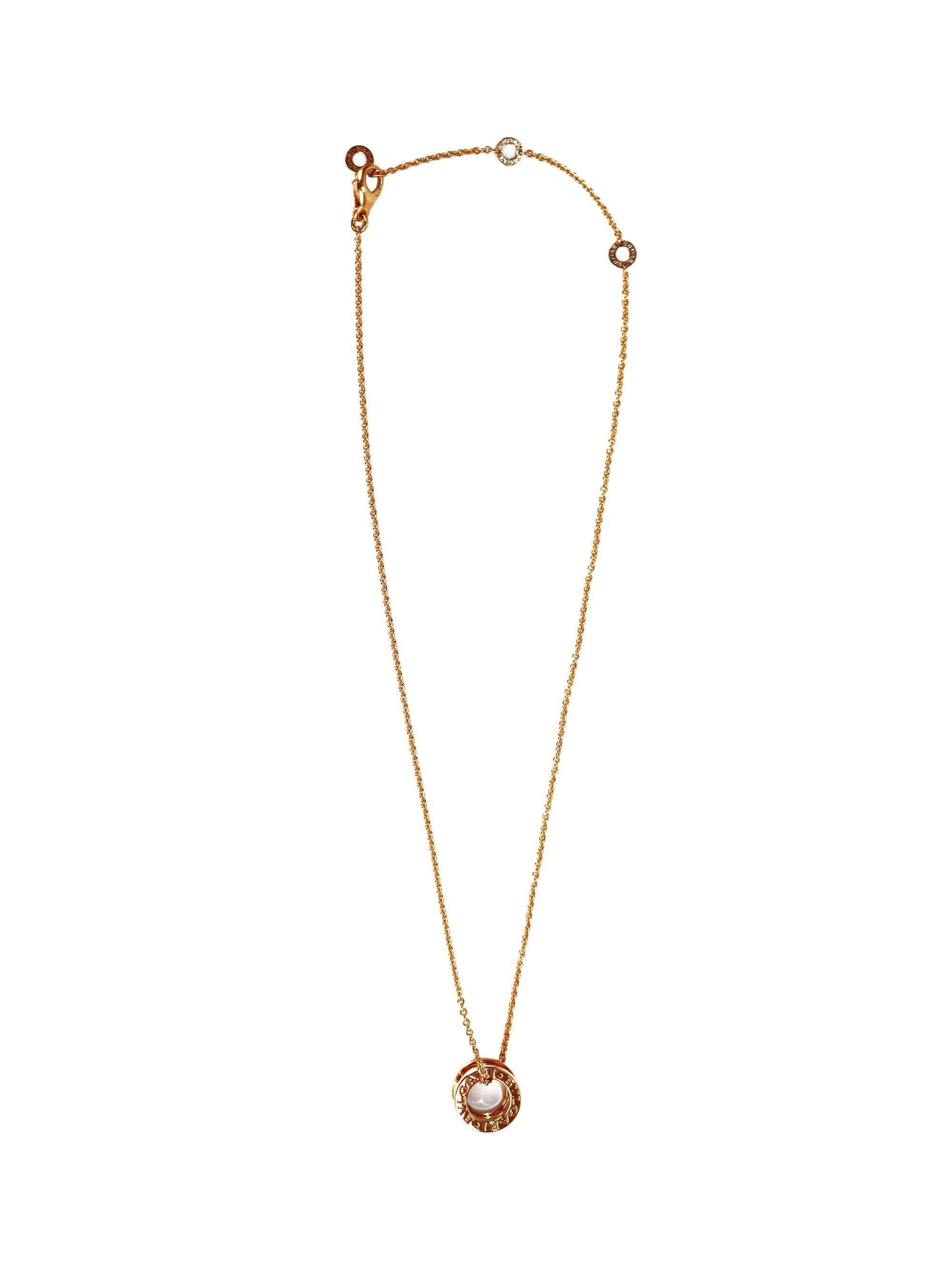 Bvlgari rose deals gold necklace