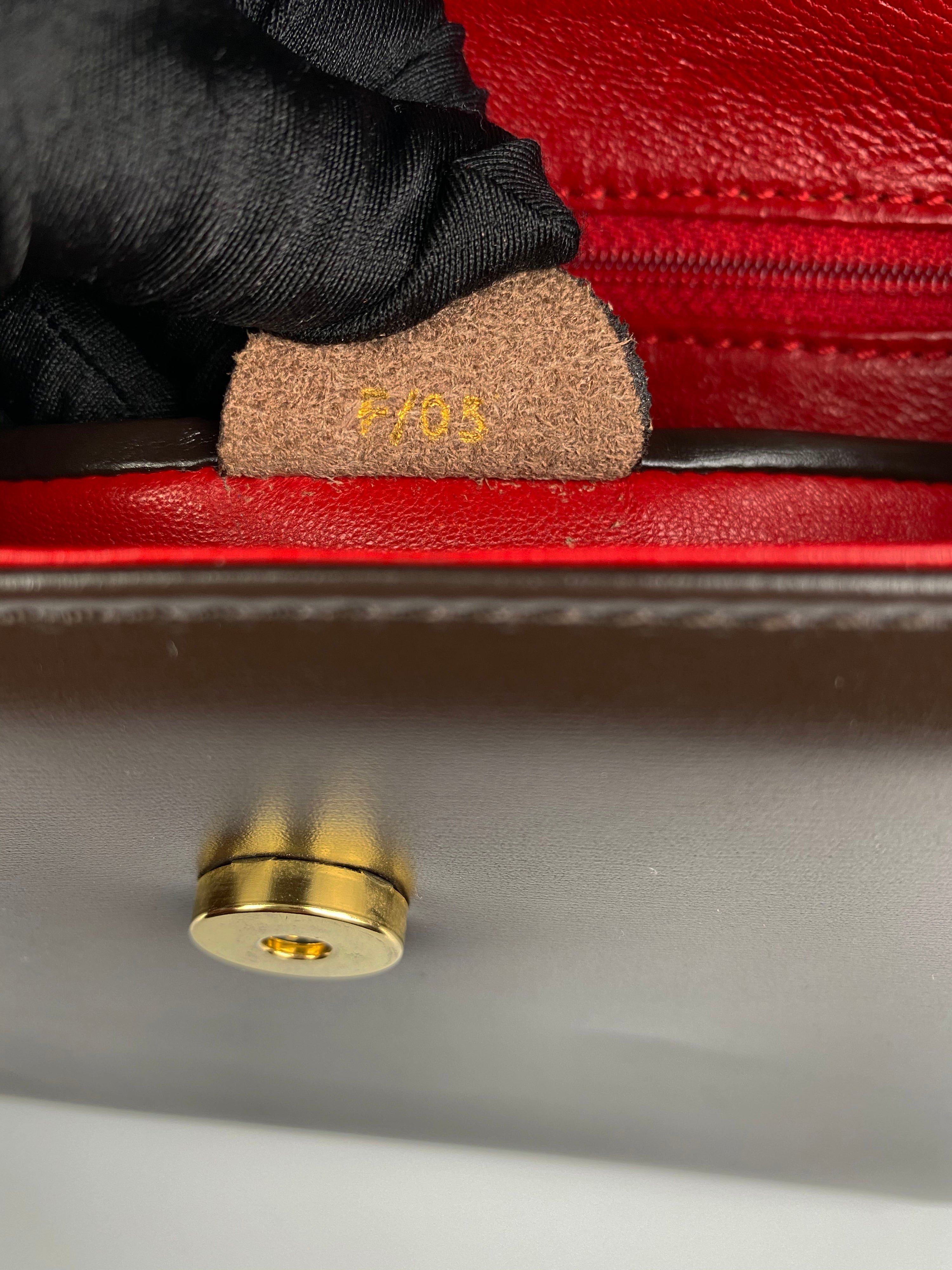 Celine Vintage Brown Top Handle Bag