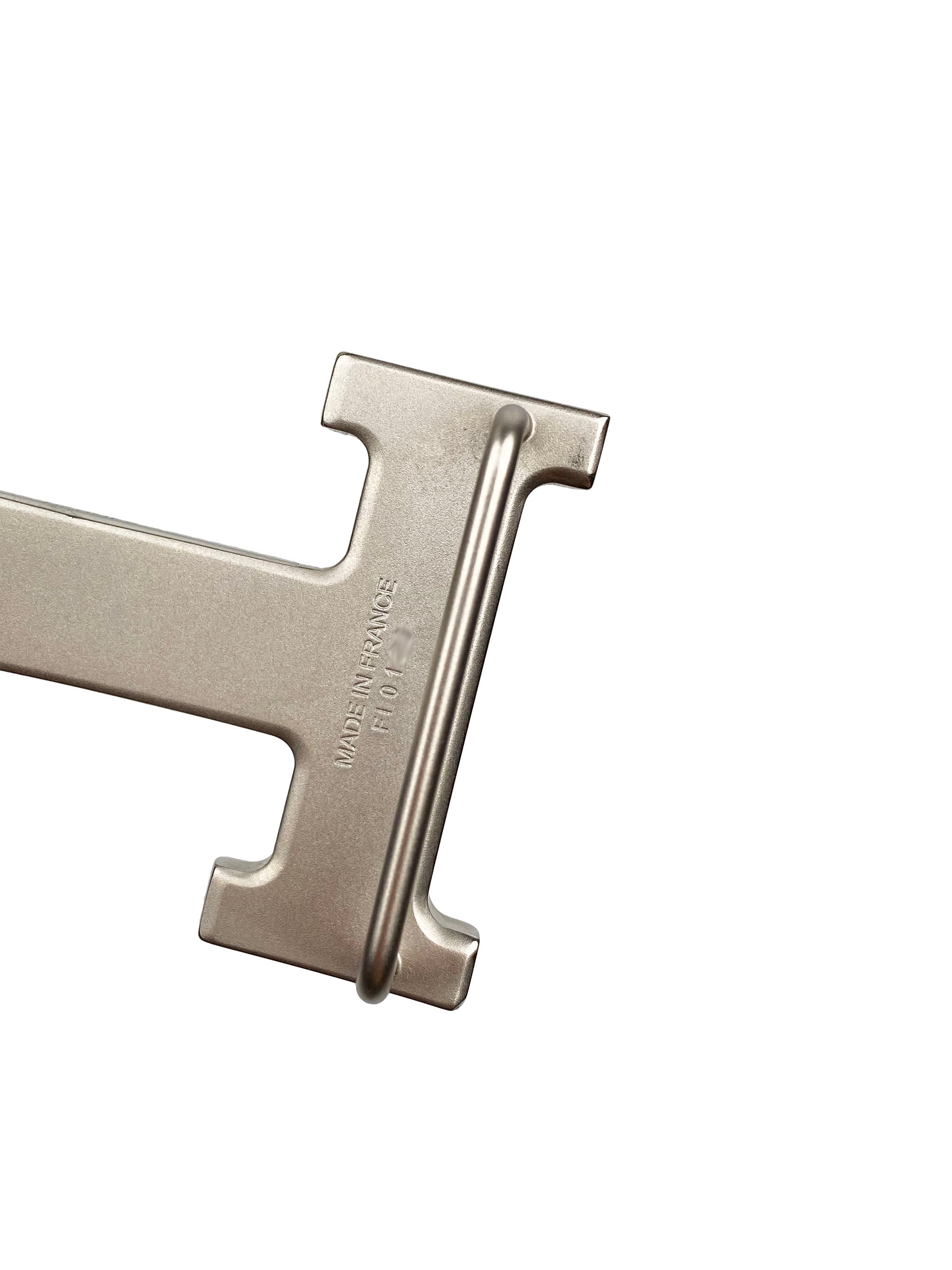 Hermes Men's Martelee Black & Brown Reversible Belt