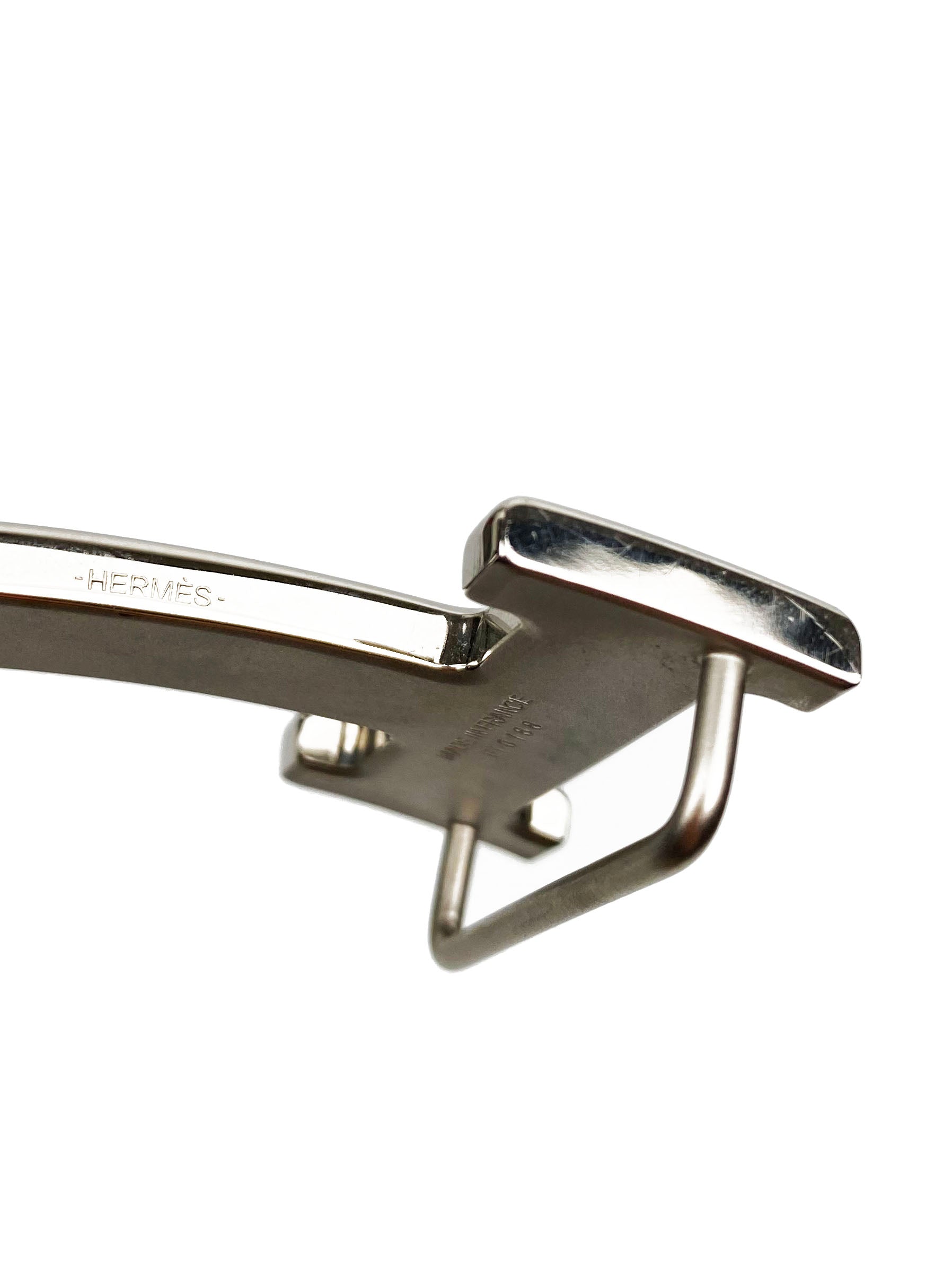 Hermes Men's Martelee Black & Brown Reversible Belt