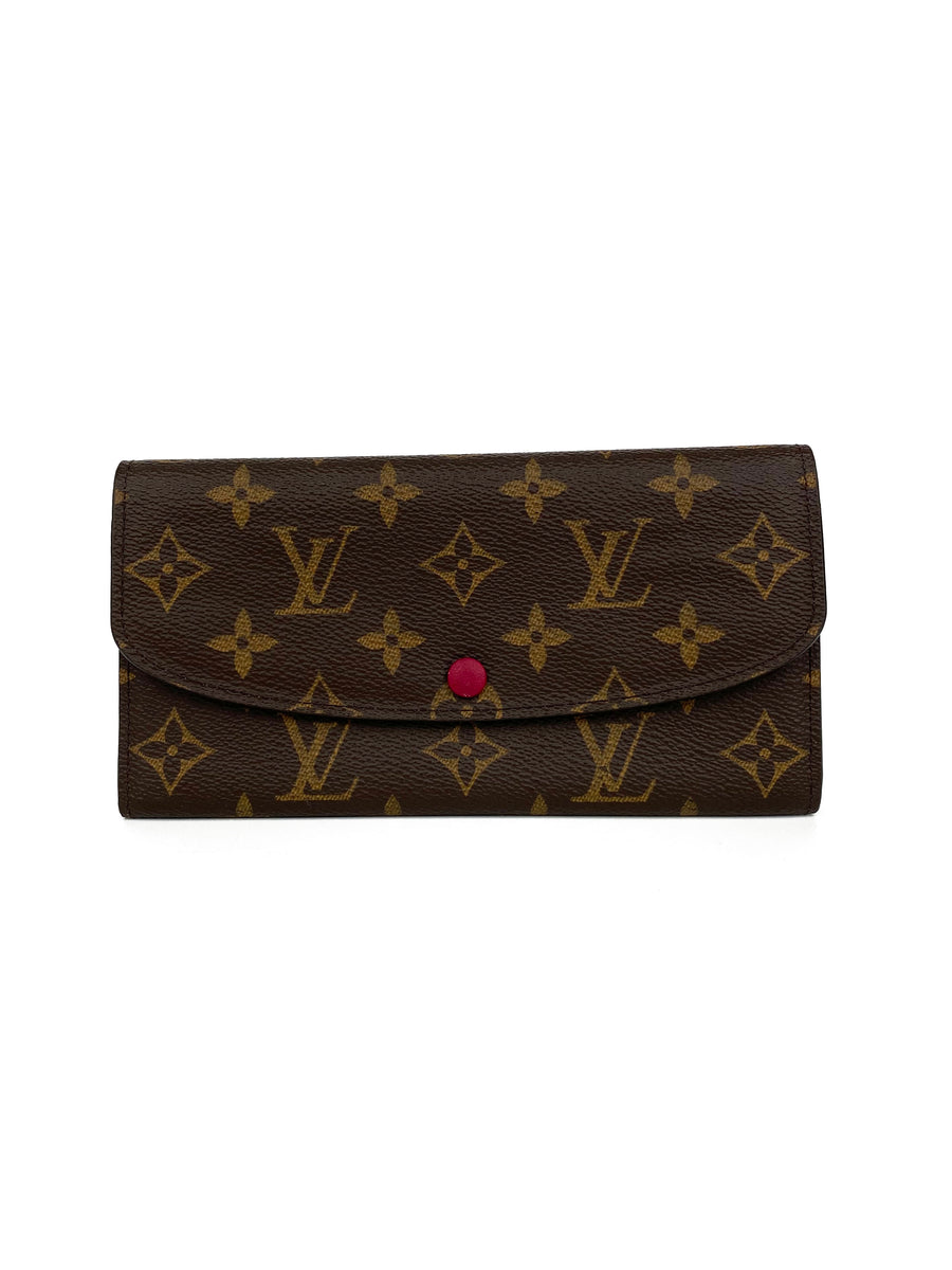 Shop Louis Vuitton PORTEFEUILLE EMILIE 2023 SS Monogram Calfskin