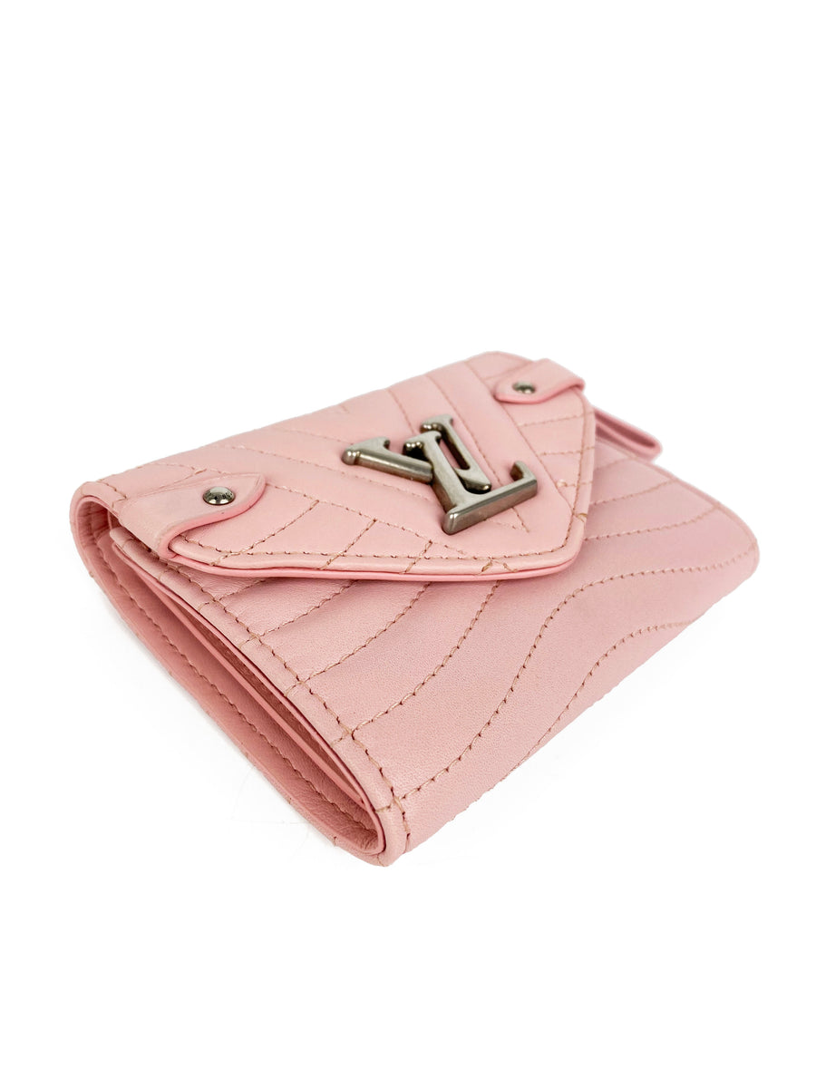 Louis Vuitton Smoothie Pink Leather New Wave Compact Wallet Louis