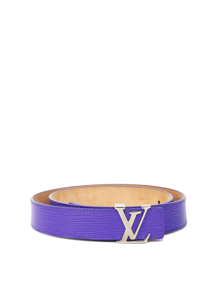 LOUIS VUITTON - INITIALES 30 MM BELT IN BLACK EPI LEATHER – RE.LUXE AU