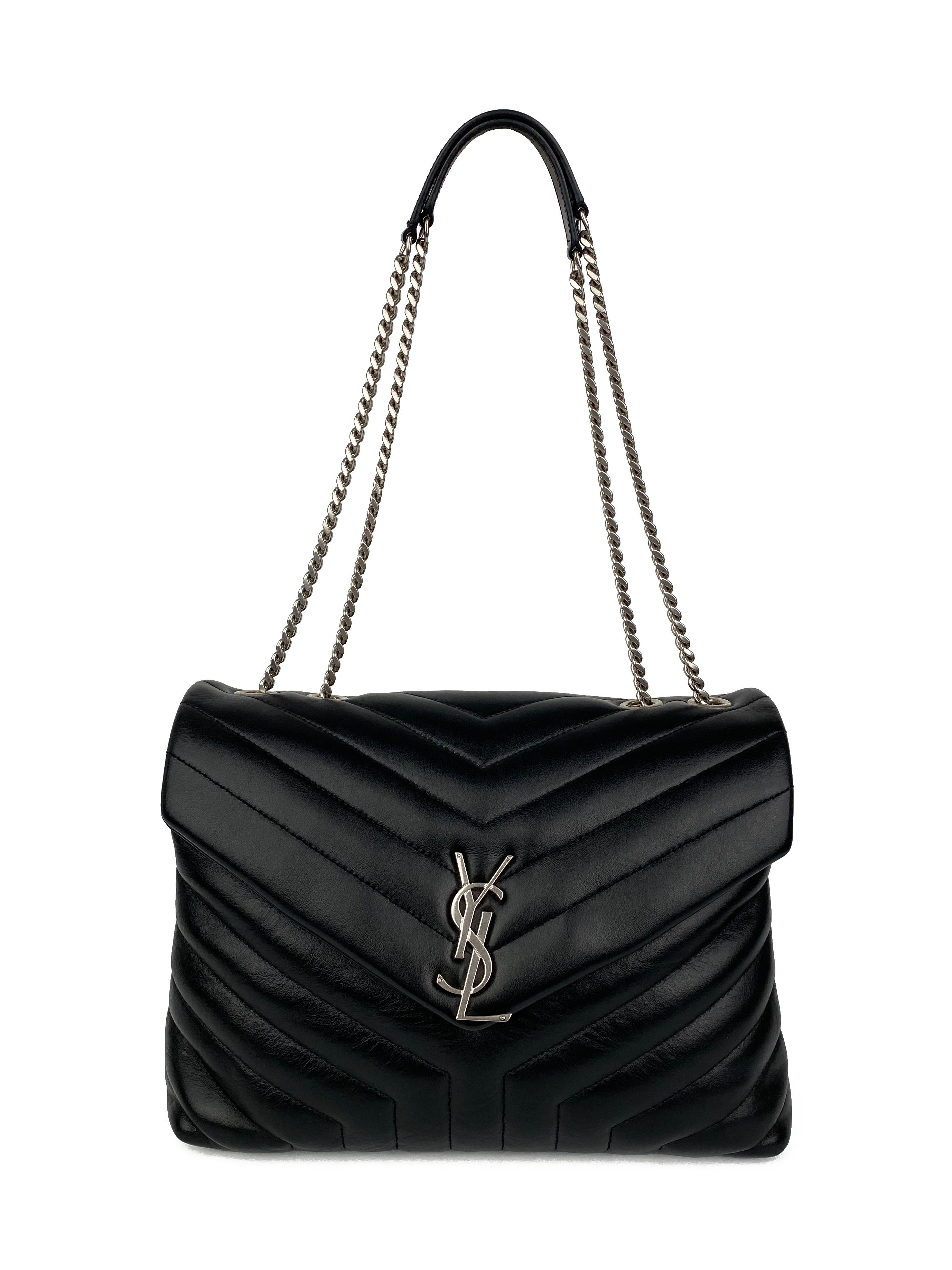 Ysl black discount on black bag