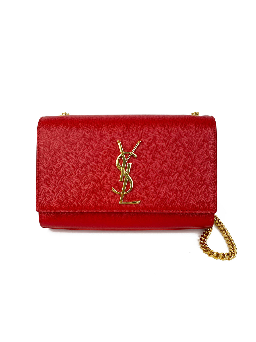 Yves Saint Laurent Kate Small Red Calfskin