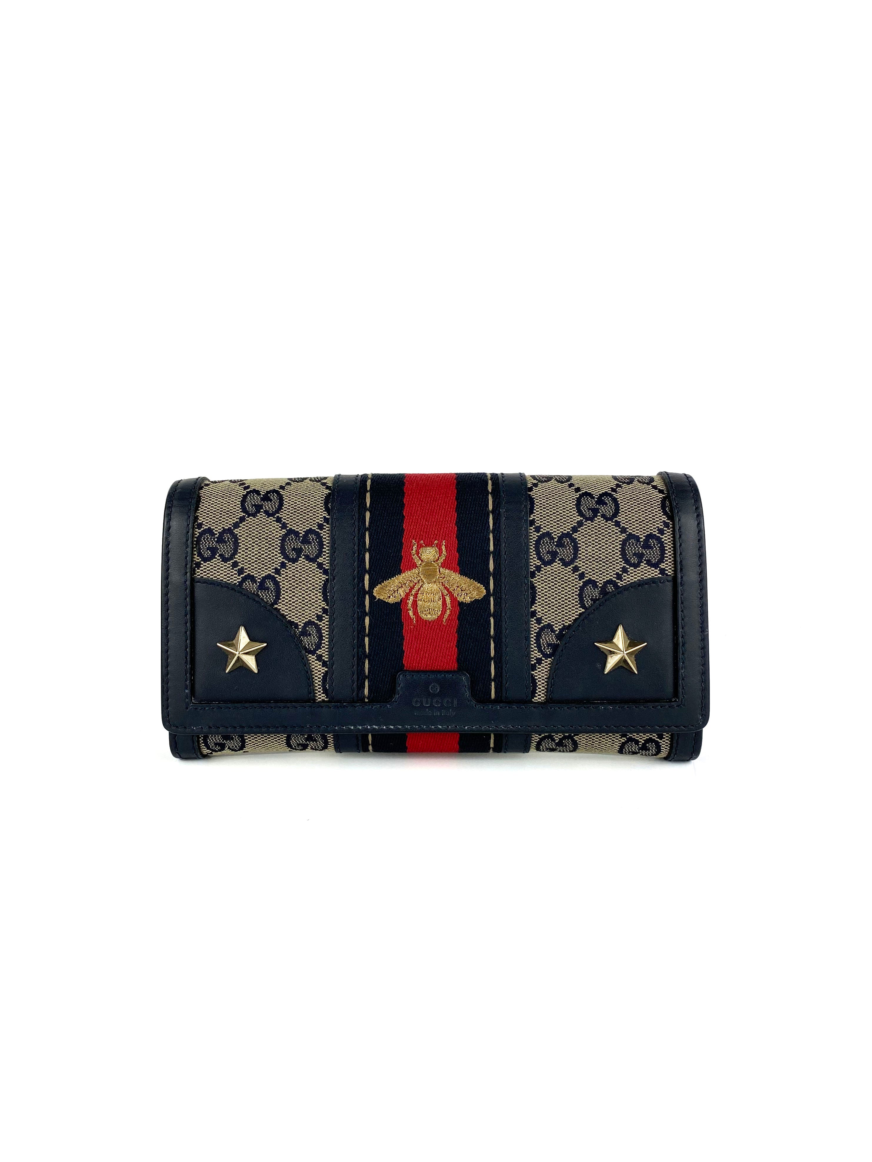 Gucci wallet outlet with a bee