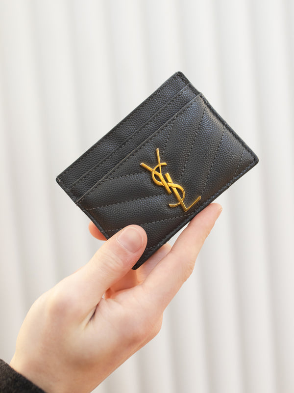 Saint Laurent  Grey Cassandre Card Holder
