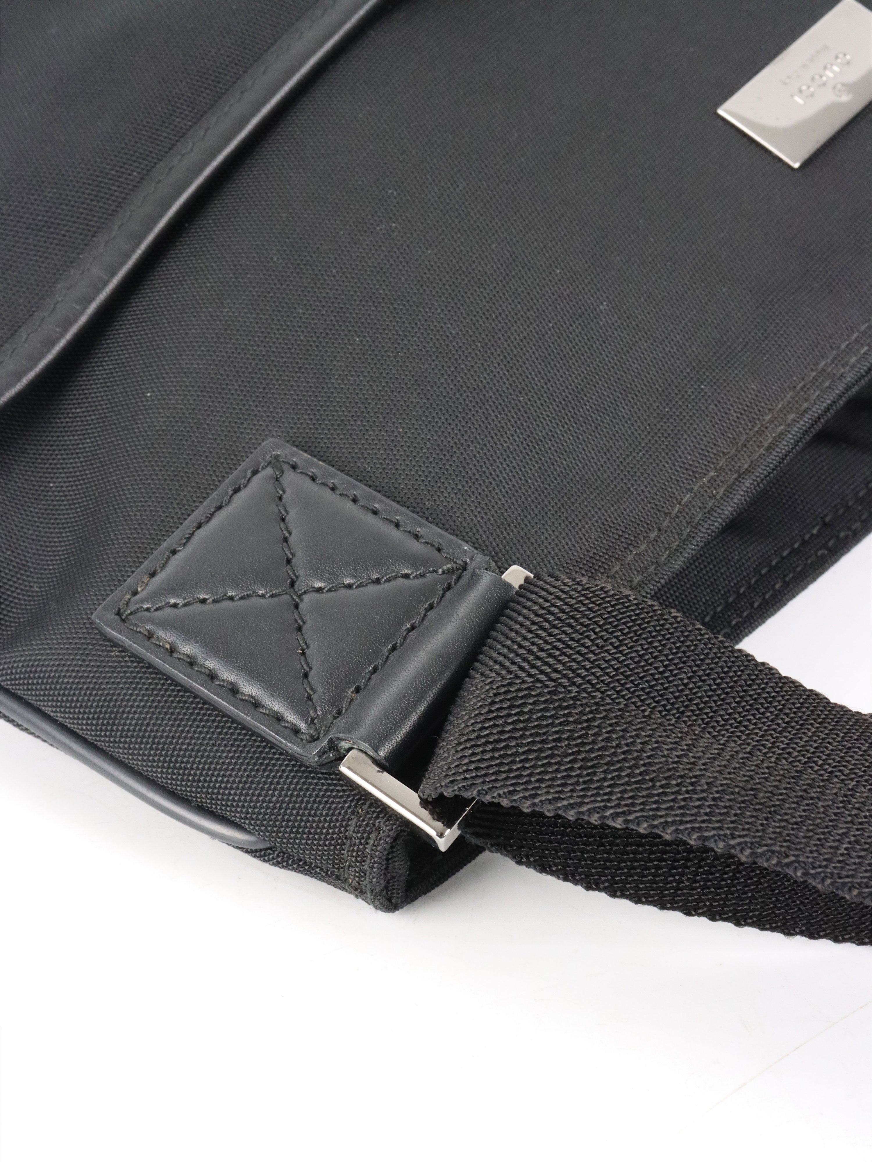 Gucci Black Square Crossbody Bag.