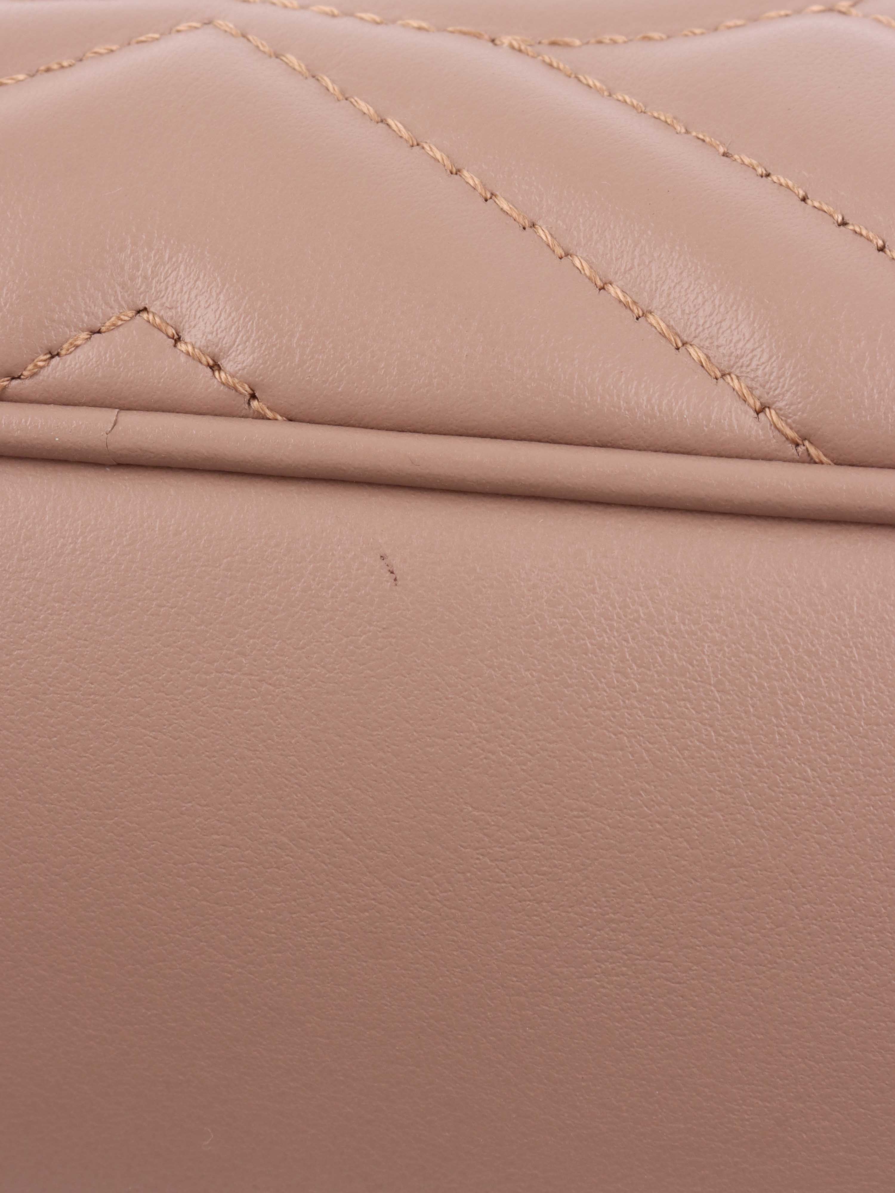 Gucci Small Beige Marmont Shoulder Bag.