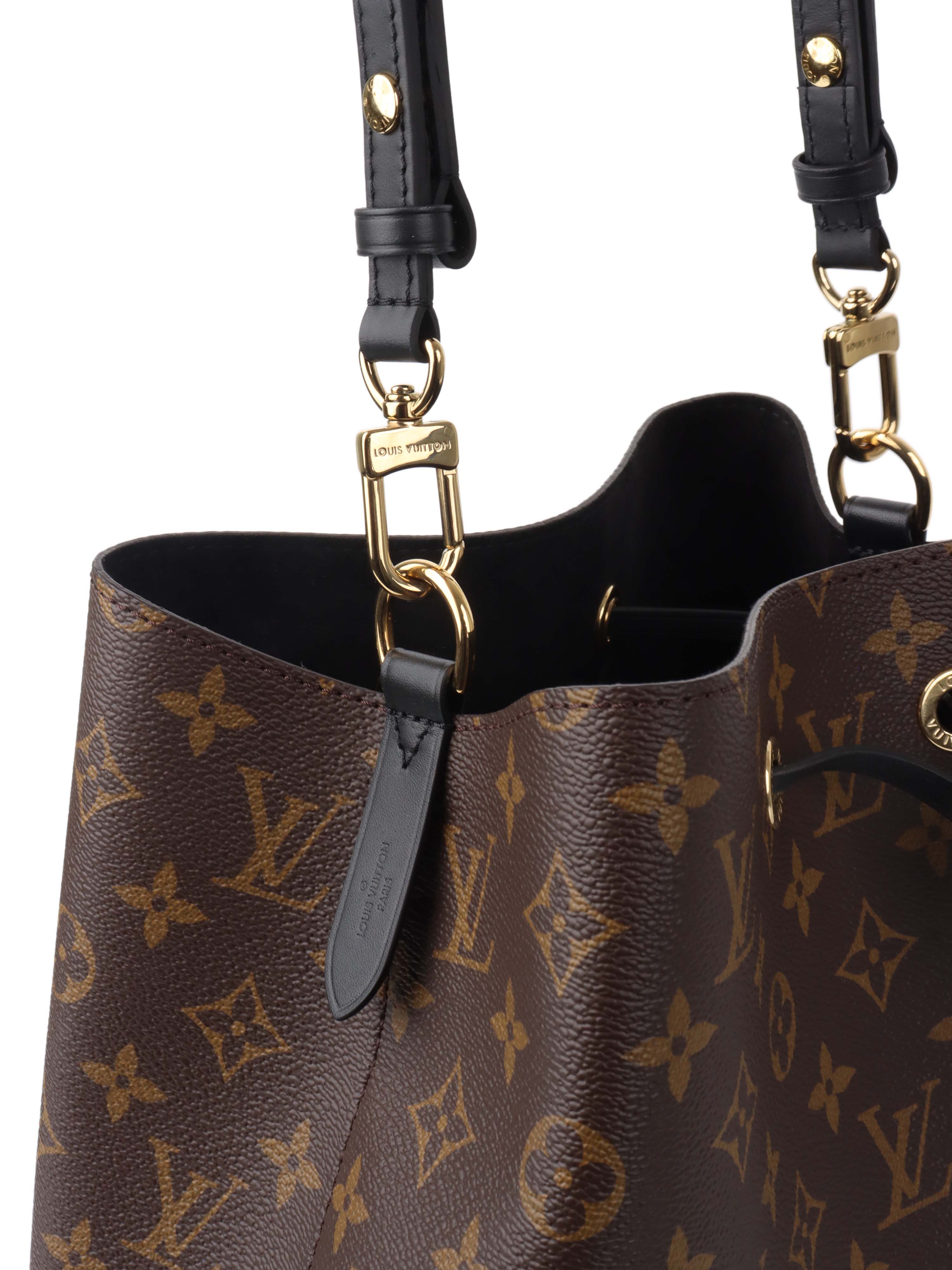 Louis Vuitton Black Neonoe Bag.