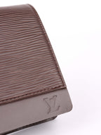 Louis Vuitton Brown Epi Leather Honfleur Clutch.