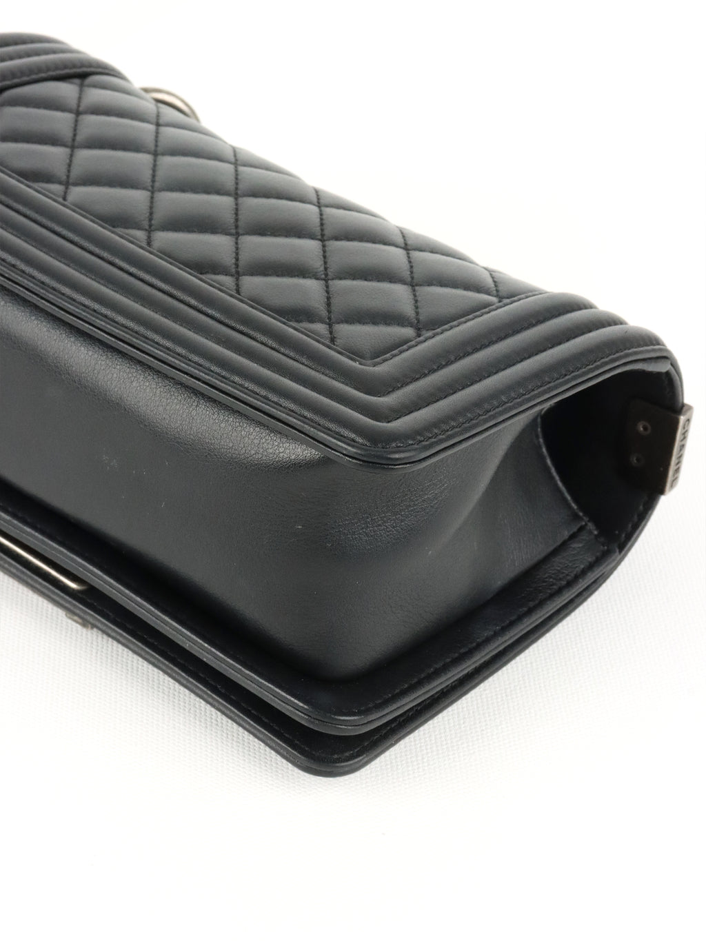 Chanel Small Black Lambskin Boy Bag