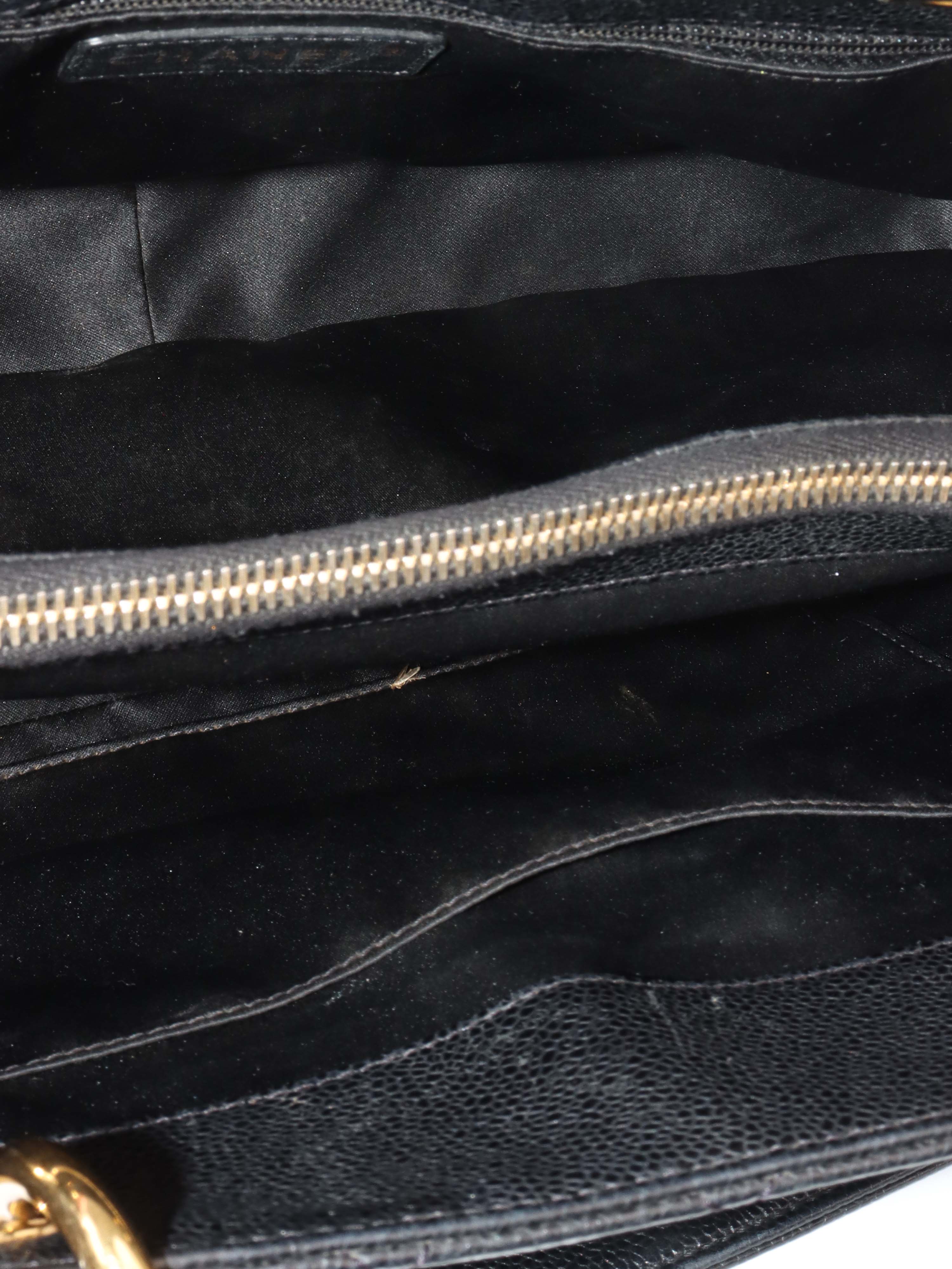 Chanel Caviar Black GST Shoulder Bag