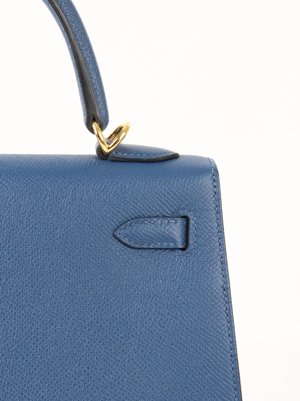 Hermes S4 Deep Blue Kelly 25 Epsom leather GHW Stamp D
