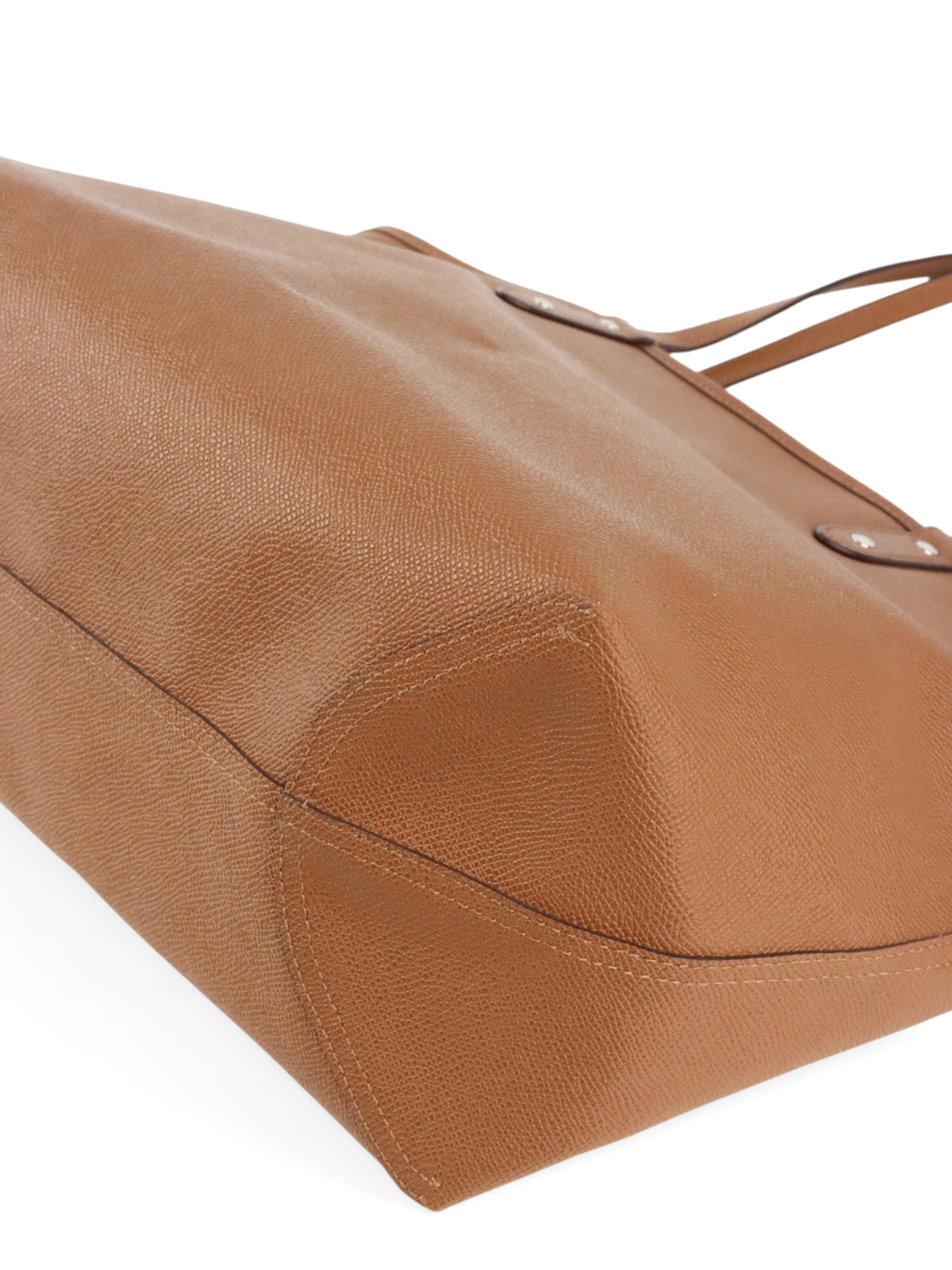 Coach Two Side Tan/Yellow City Tote