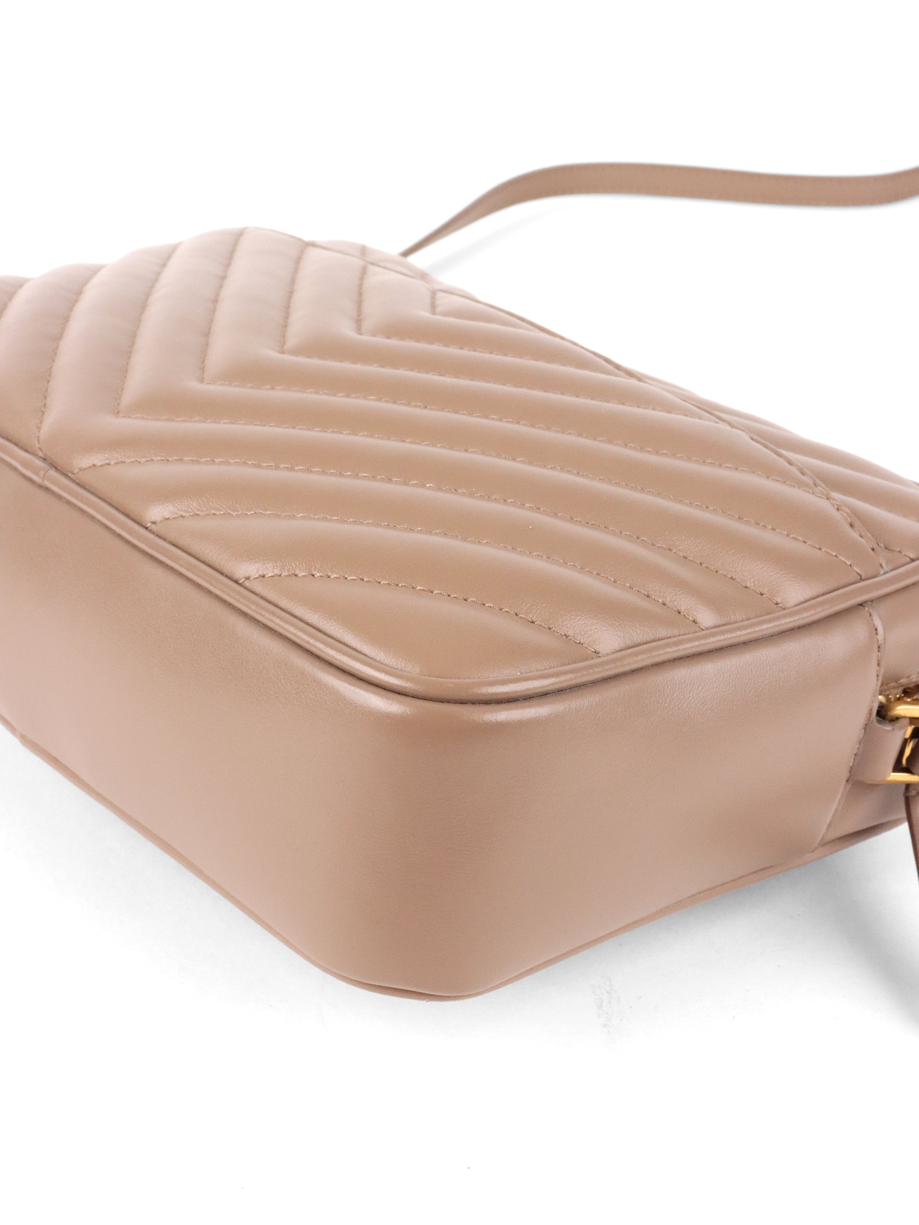 Saint Laurent Dark Beige Lou Camera Bag
