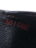 Louis Vuitton Black Epi Leather Short Wallet.