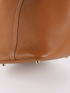 Hermes Picotin 22 Gold Taurillon Clemence Stamp U GHW