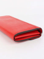 Louis Vuitton Red Epi Long Wallet