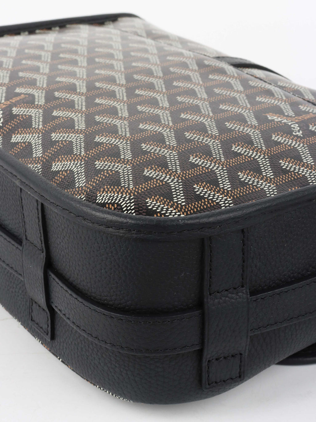 Goyard Black Belvedere MM Bag.