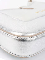 Bvlgari Metallic Silver mini Serpenti Shoulder Bag.
