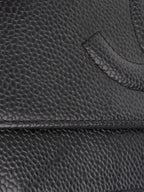 Chanel Black Caviar Wallet on Chain.