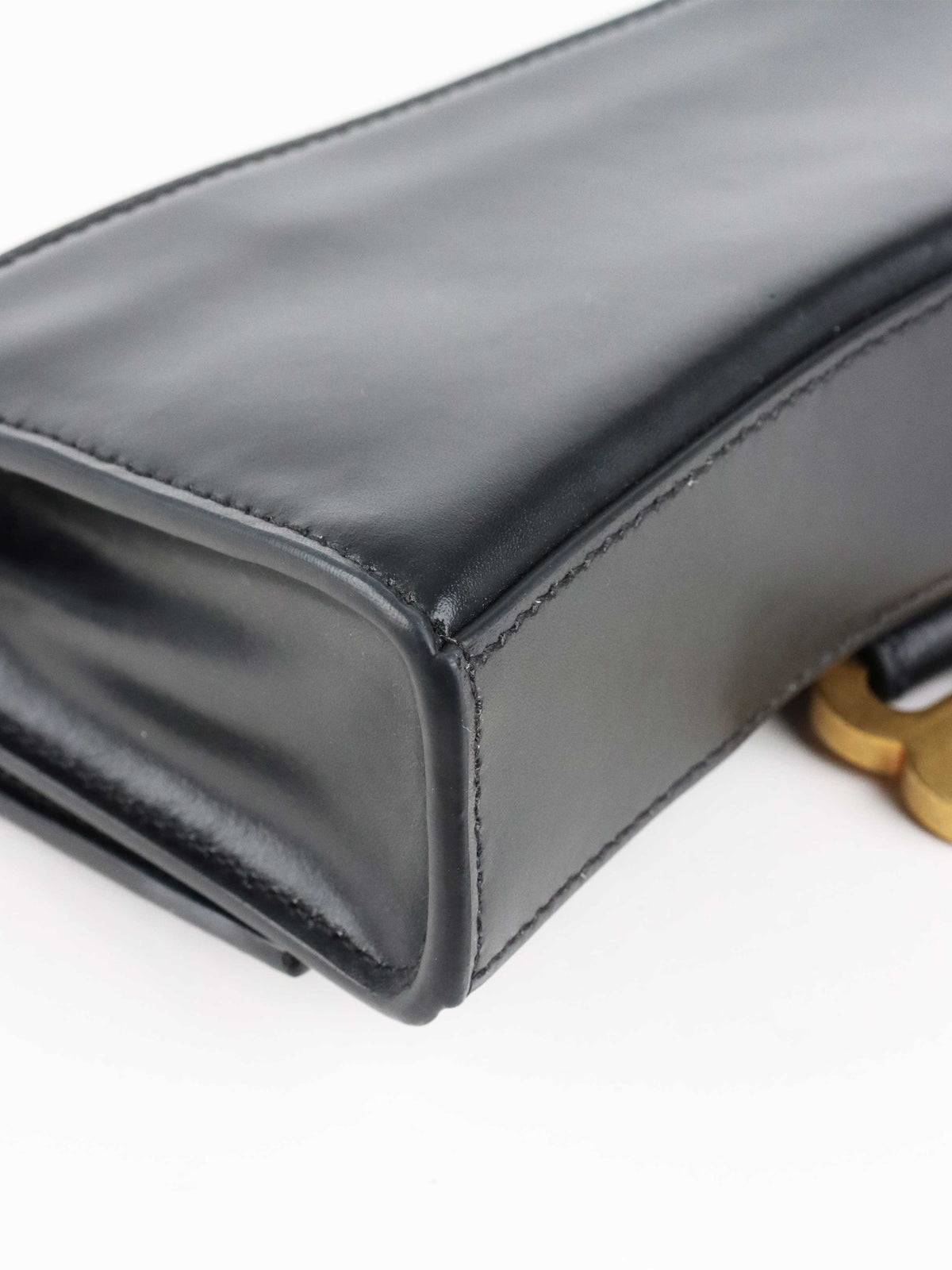 Balenciaga Black Hourglass Wallet On Chain