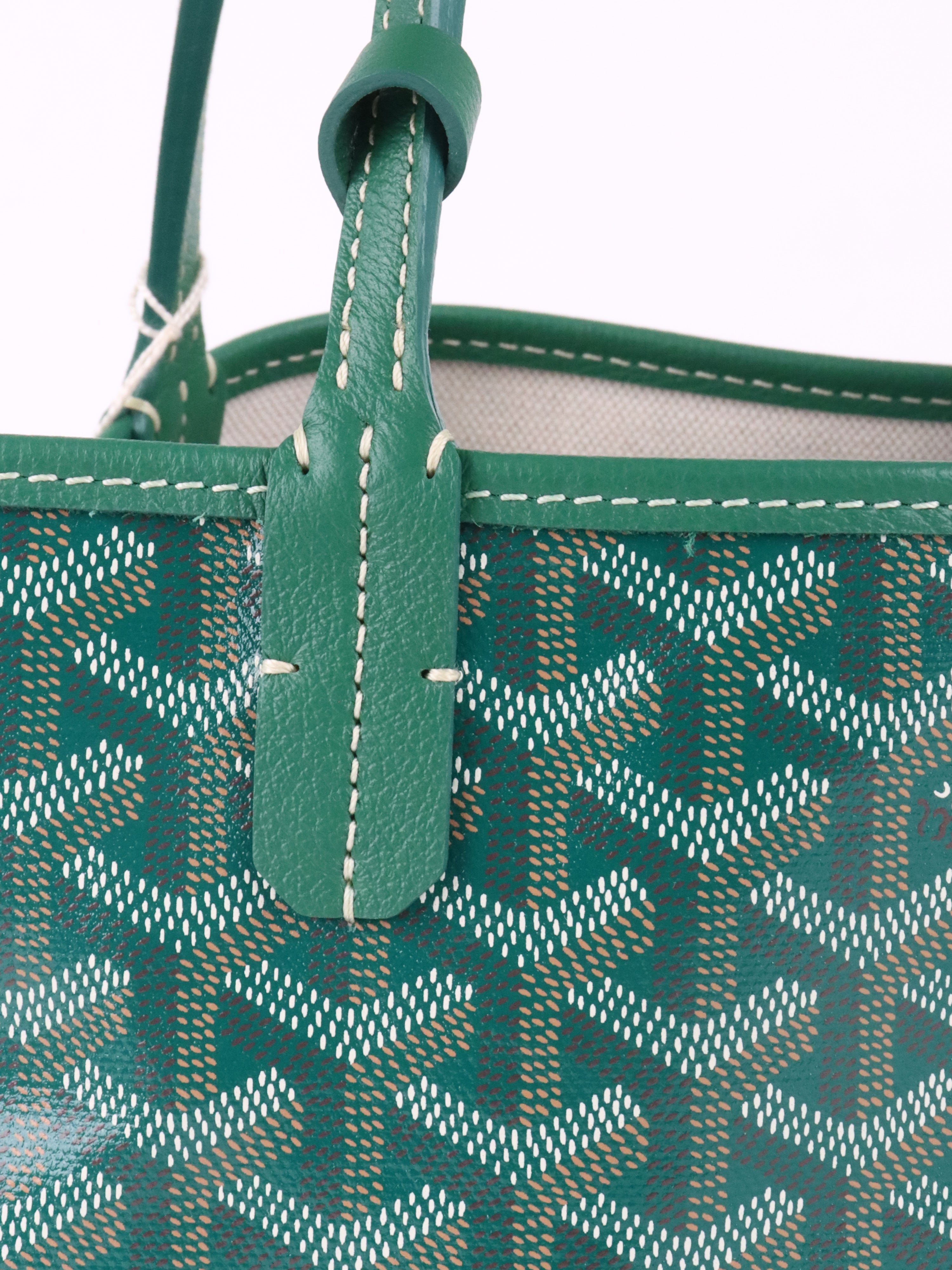 Goyard Green St Louis PM Tote Bag.
