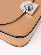 Prada Beige Arcade Chain Crossbody Bag.