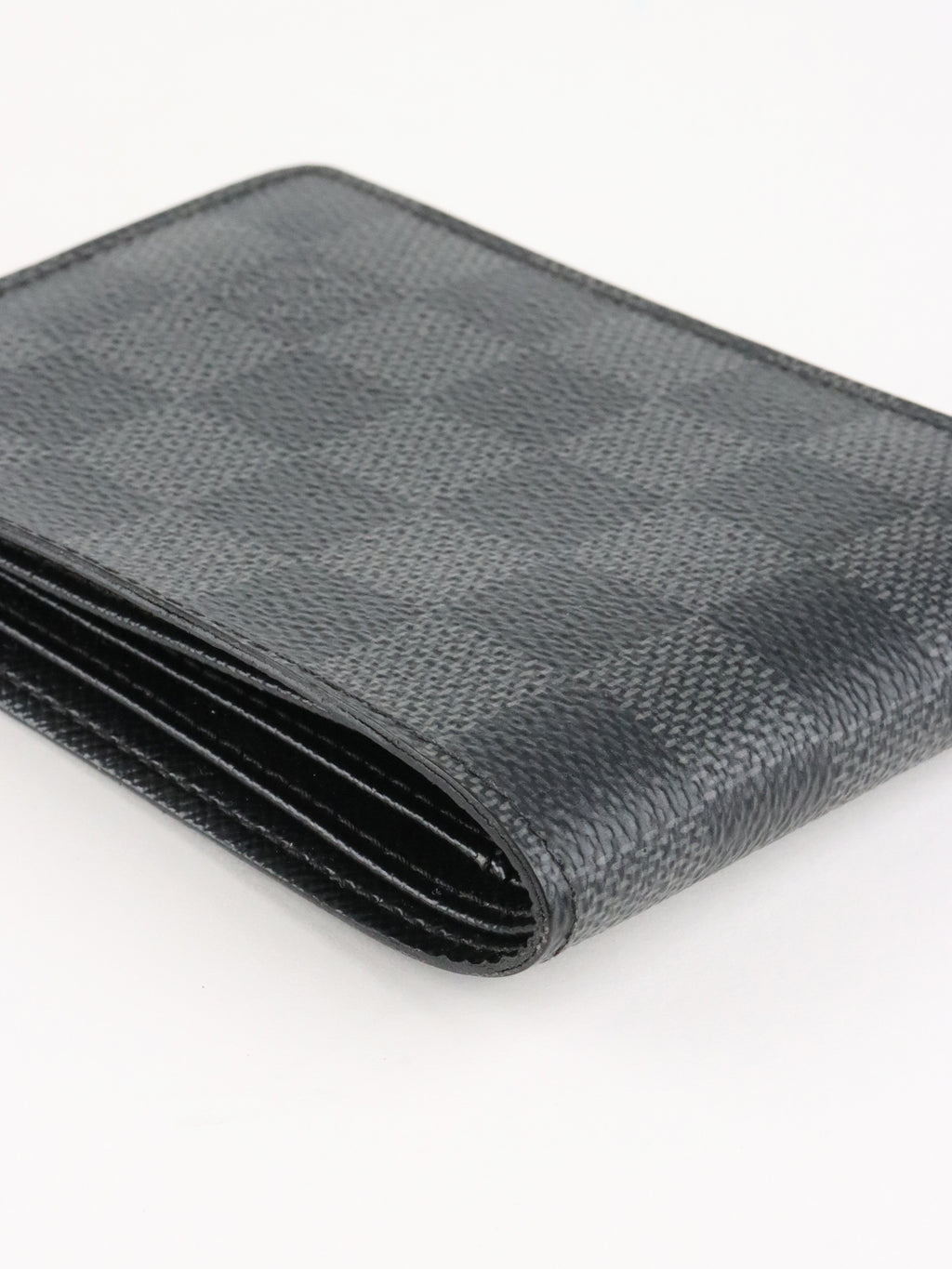 Louis Vuitton Black Damier Ebene Multiple Wallet
