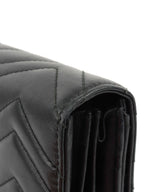 Gucci Marmont Quilted Leather Long Wallet