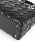 Dior Black Medium Lady Dior Bag