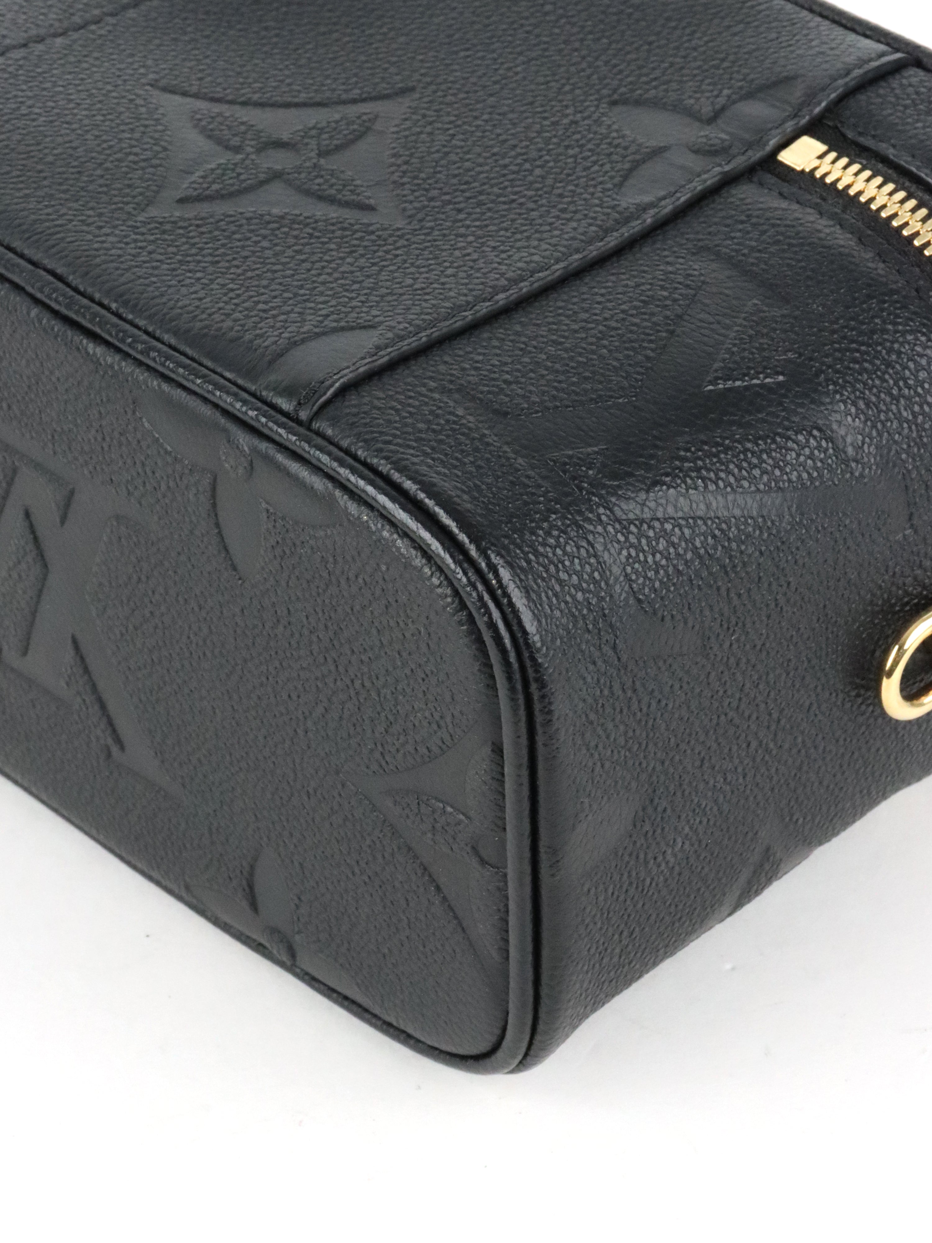Louis Vuitton Black Empreinte Leather Vanity PM
