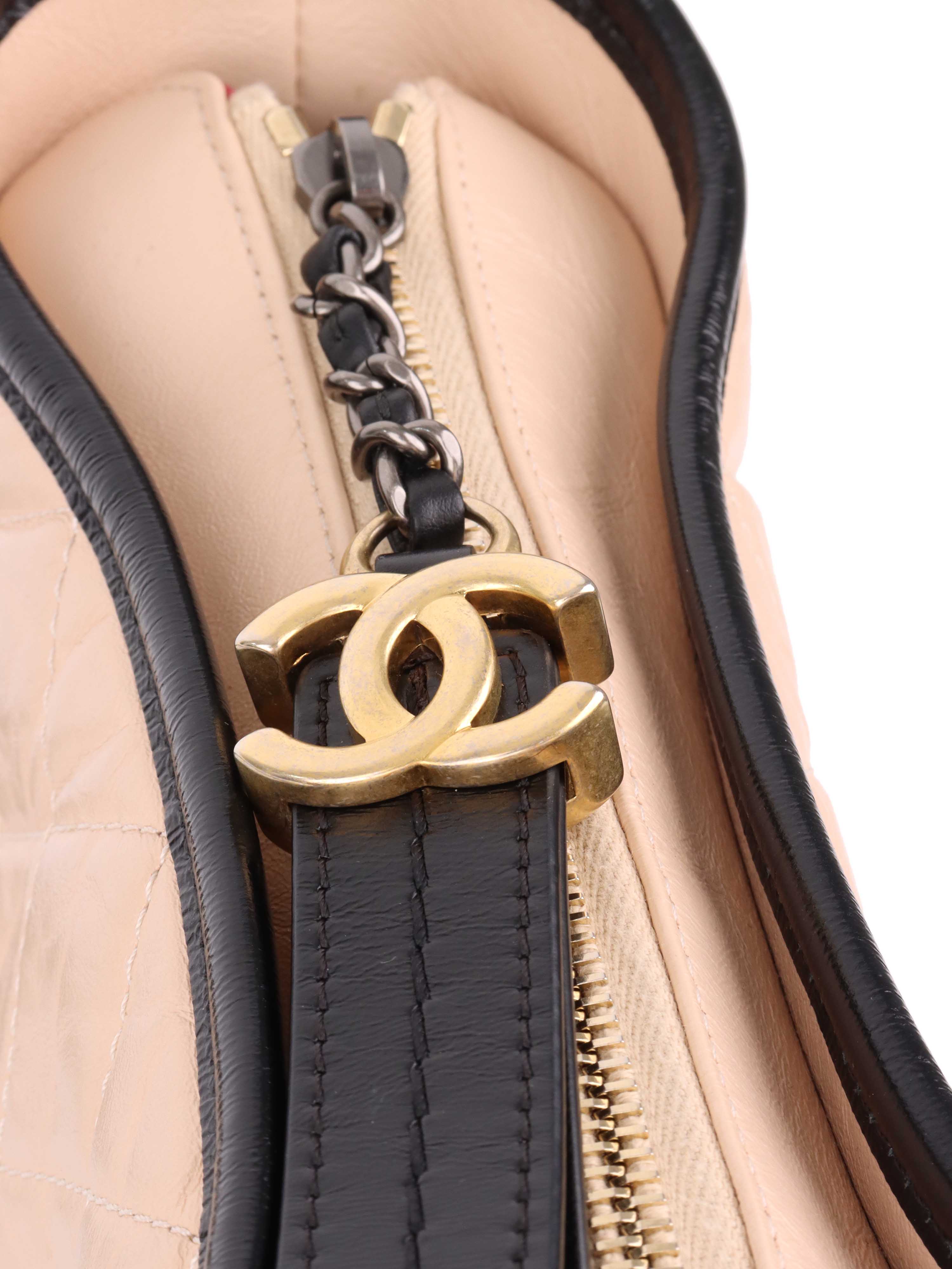 Chanel Small Beige Gabrielle Bag.