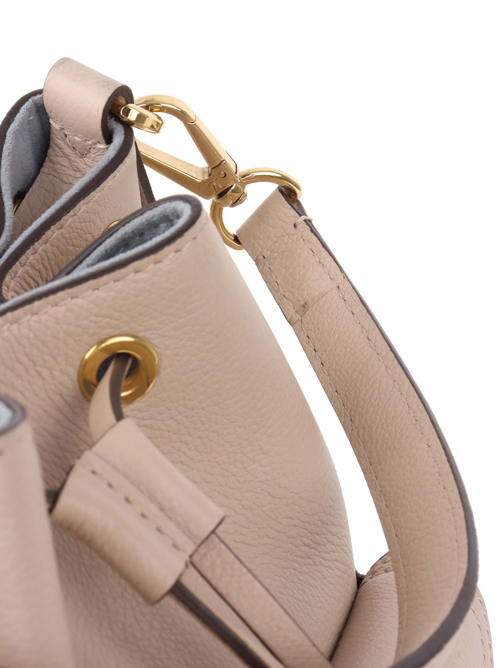 Louis Vuitton Beige Lockme Bucket Bag.