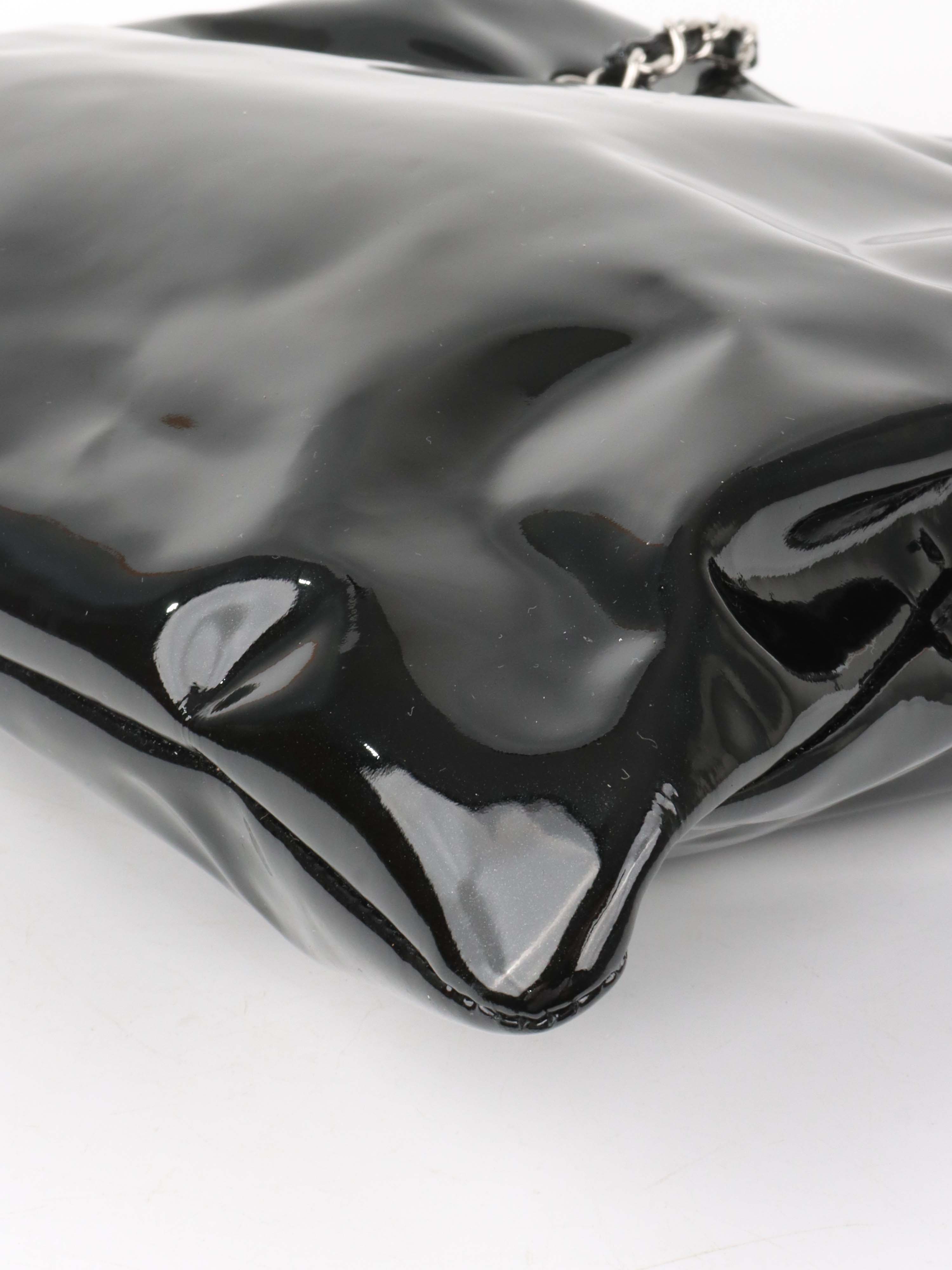 Chanel Black Strass CC Bonbon Chain Tote with Enamel Coco Mark