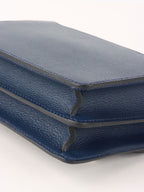 Hermes Mini Roulis 18 7L Bleu De Malte Evercolor Leather Stamp D