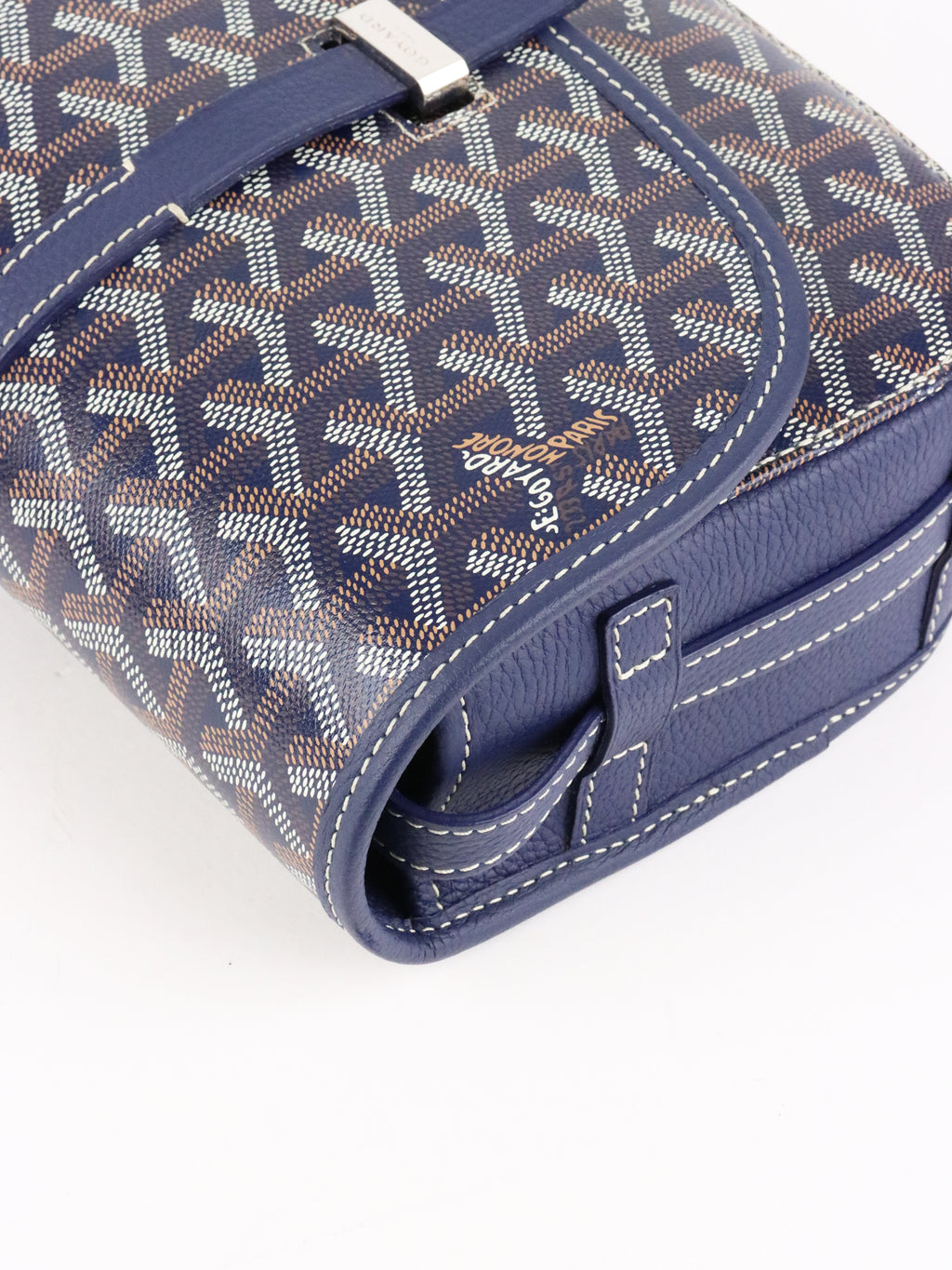 Goyard Navy Blue Sac Belvedere PM Bag