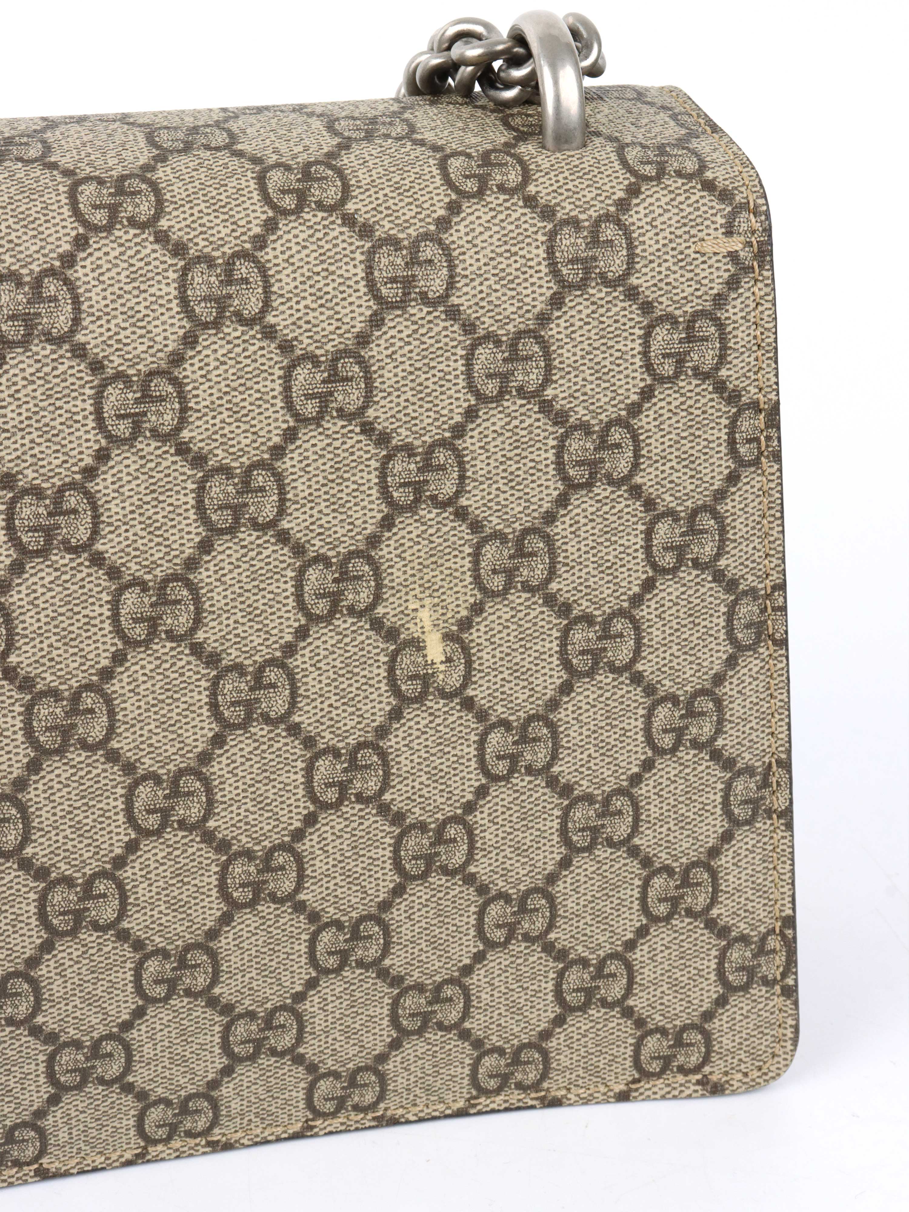 Gucci Small Beige/Ebony Dionysus Shoulder Bag