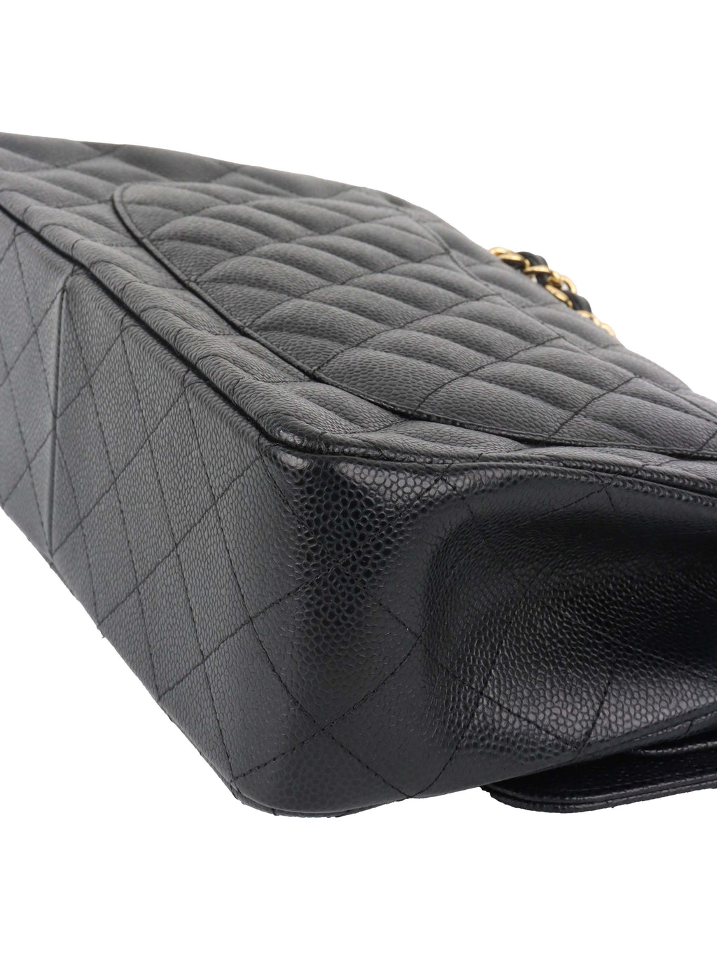 Chanel Classic Jumbo Black Caviar GHW.
