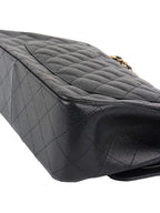 Chanel Classic Jumbo Black Caviar GHW.