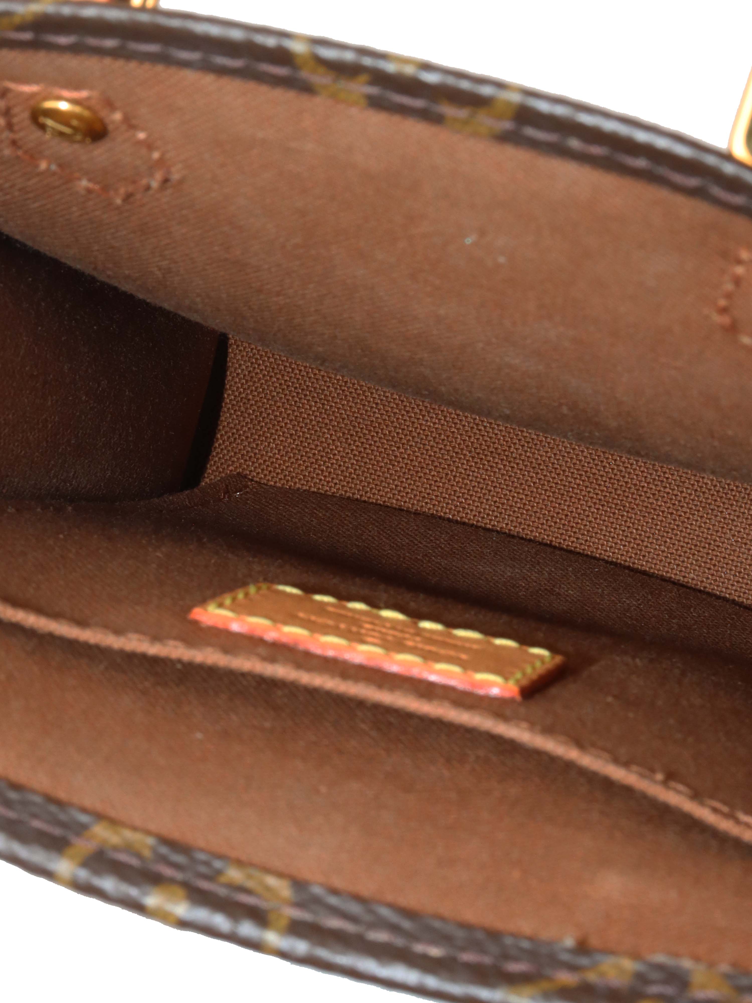 Louis Vuitton Monogram Petit Sac Plat.