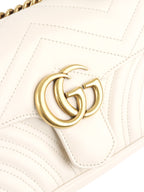 Gucci Small White Marmont Bag