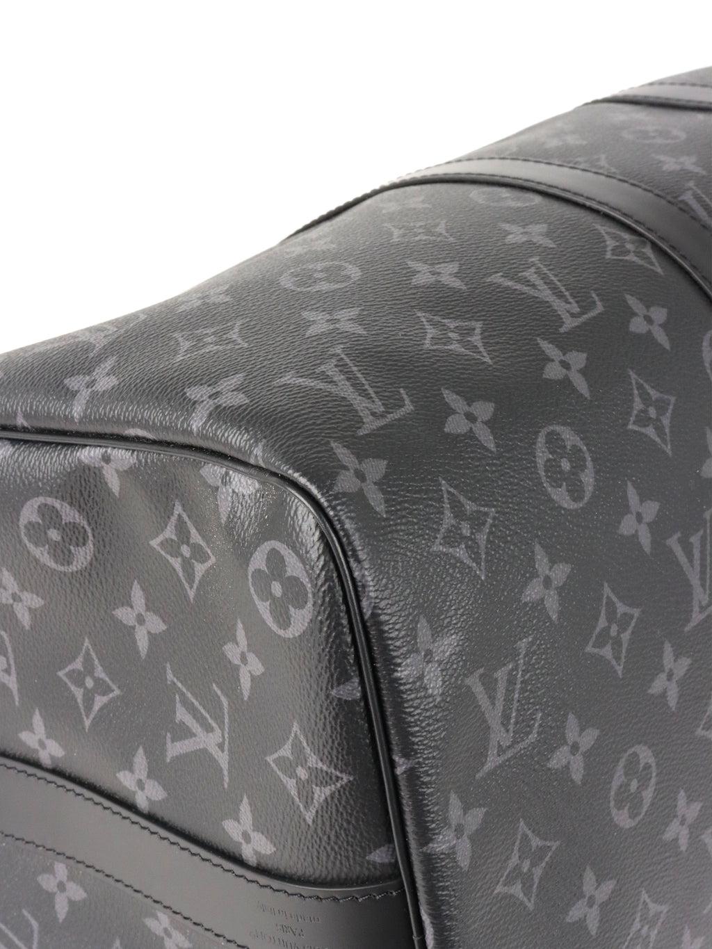 Louis Vuitton Black Keepall Bandouliere 45